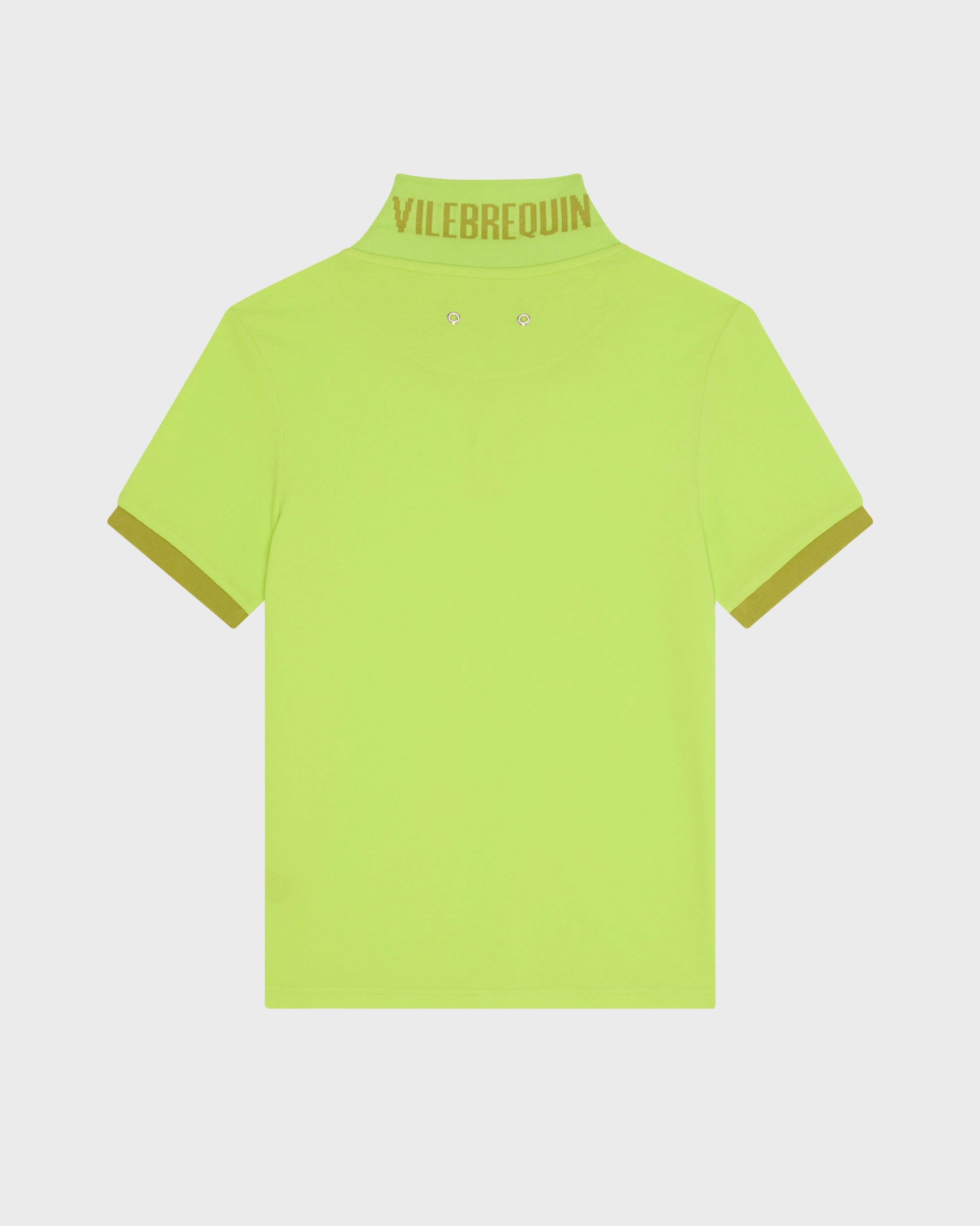Vilebrequin Men Cotton Pique Polo Shirt Solid - Green Acide