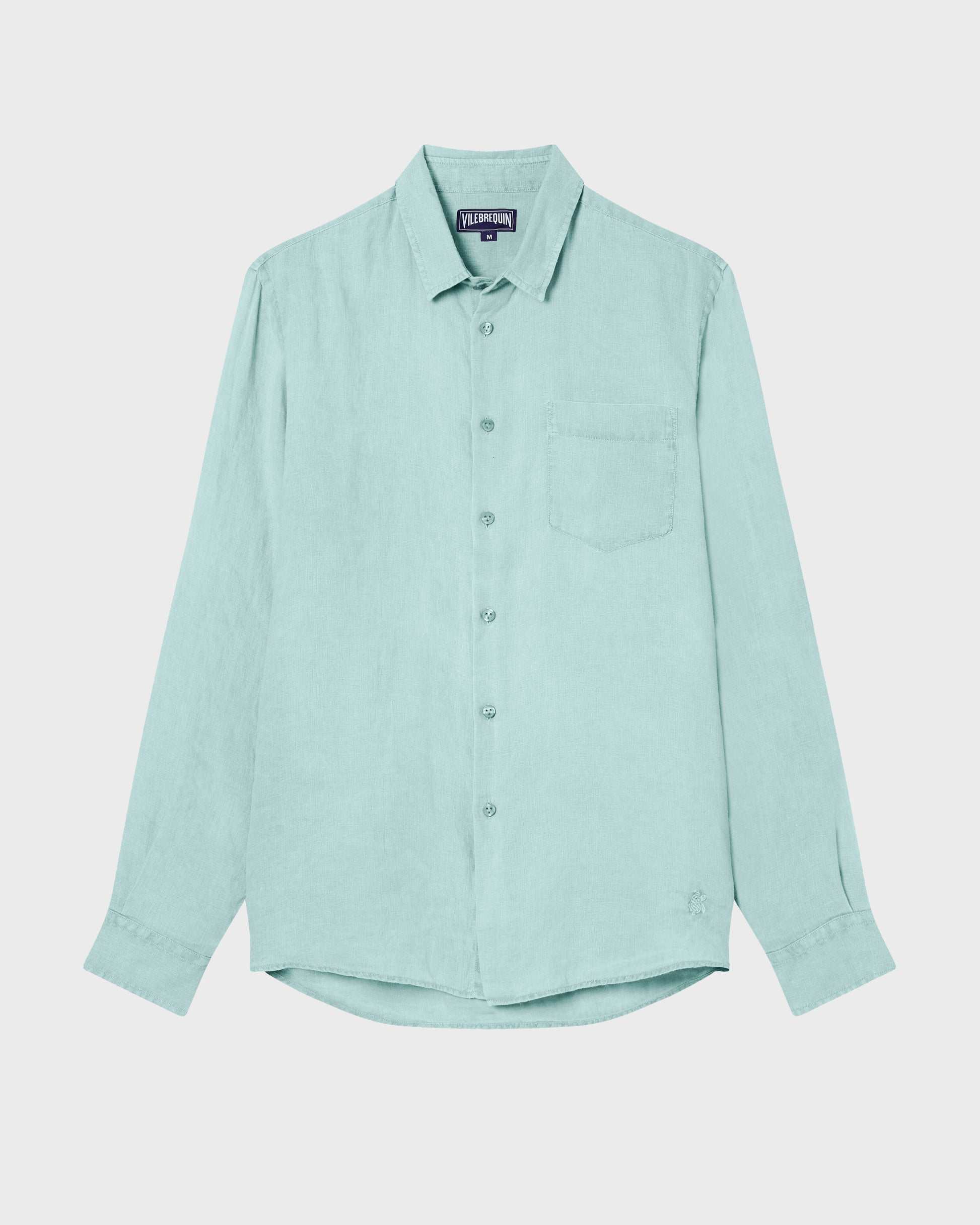 Vilebrequin Men Linen Shirt Solid