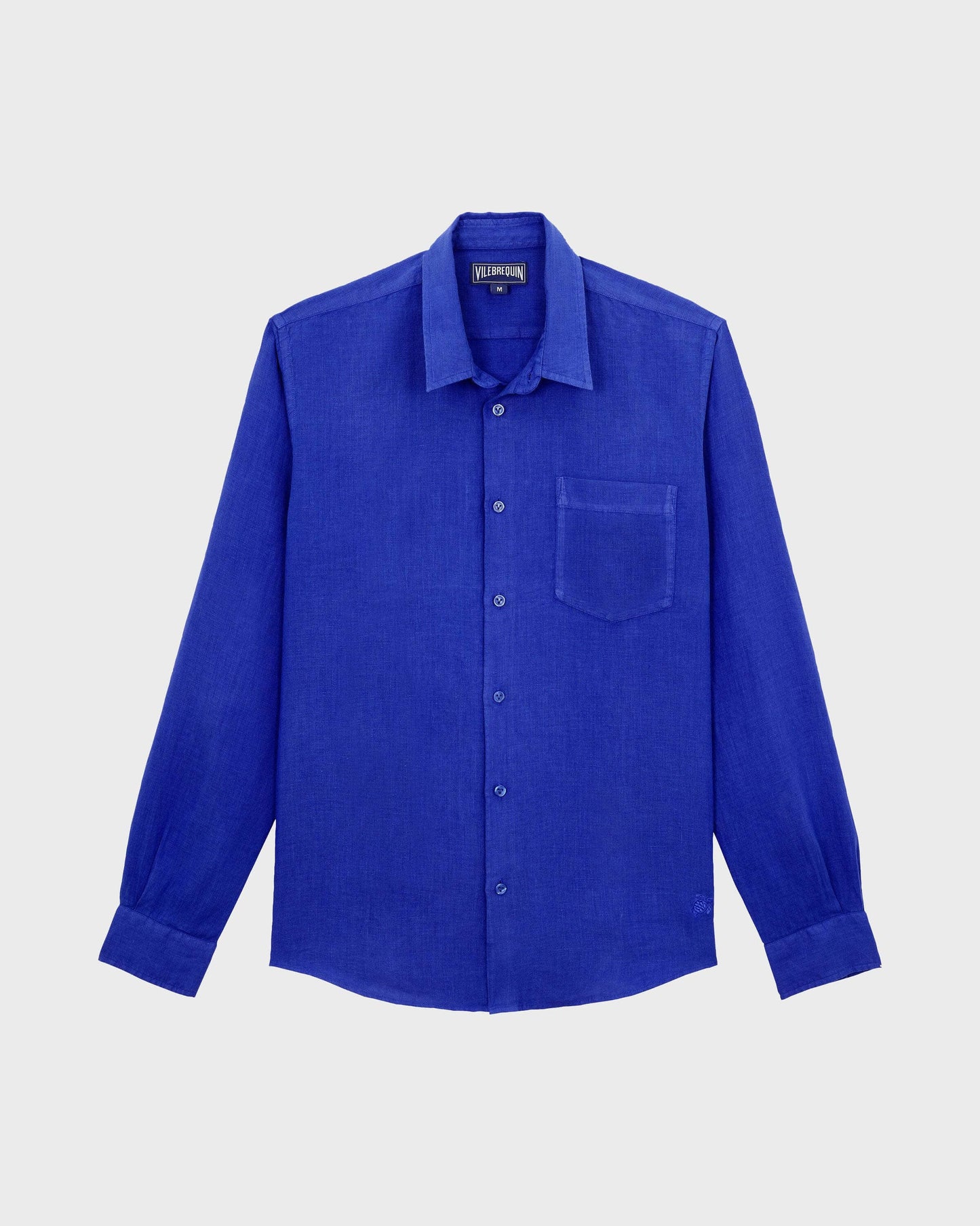 Vilebrequin Men Linen Shirt Solid | Site Vilebrequin | CRSH9U10