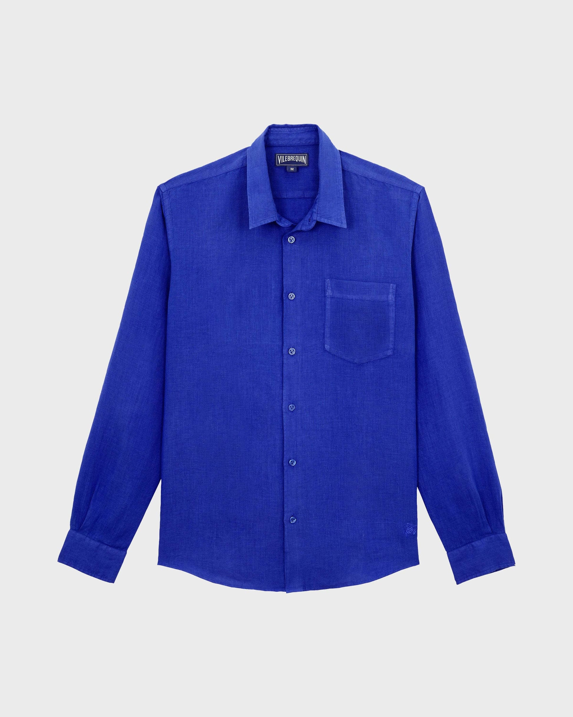 Vilebrequin Men Linen Shirt Solid | Site Vilebrequin | CRSH9U10