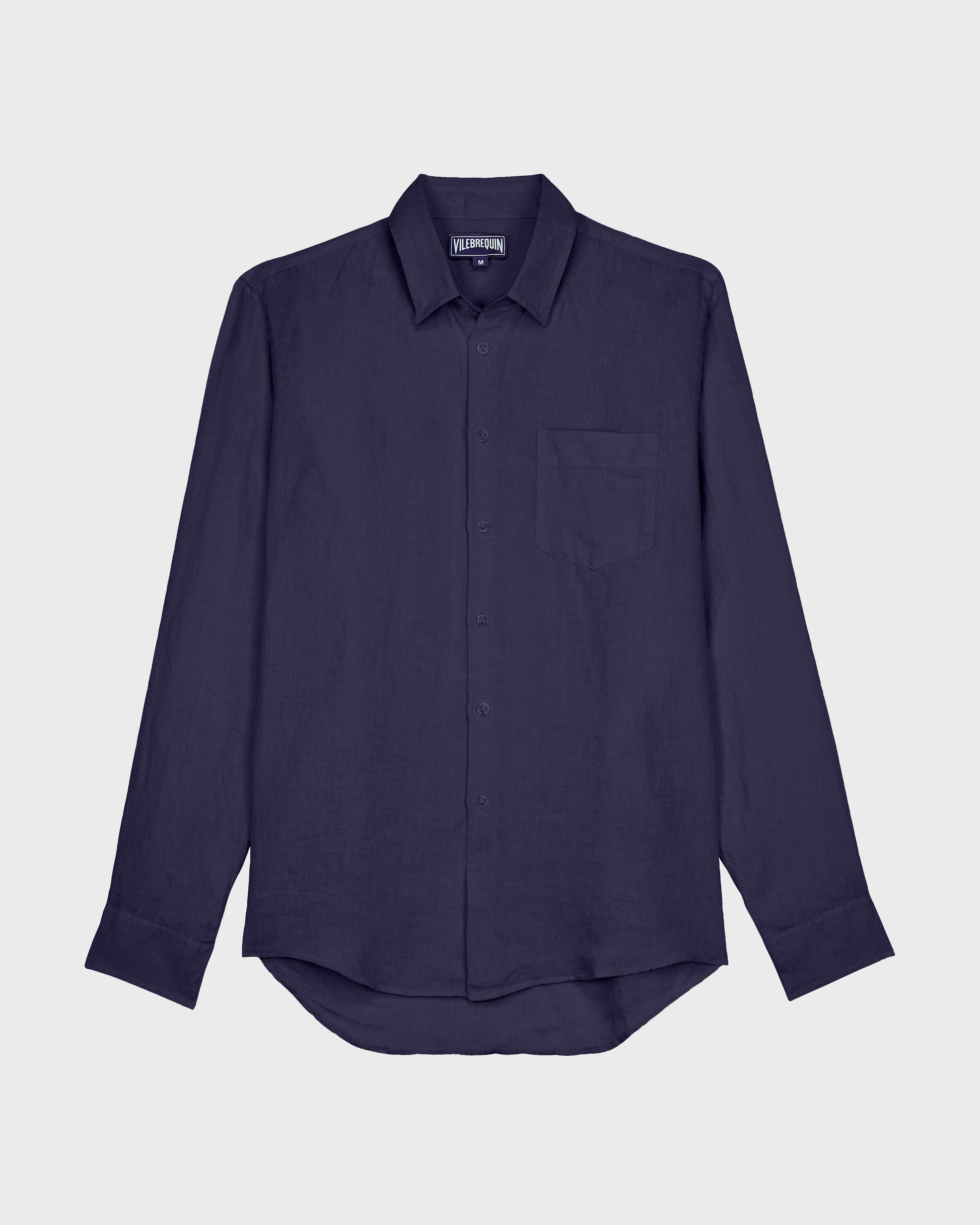 Vilebrequin Men Linen Shirt Solid