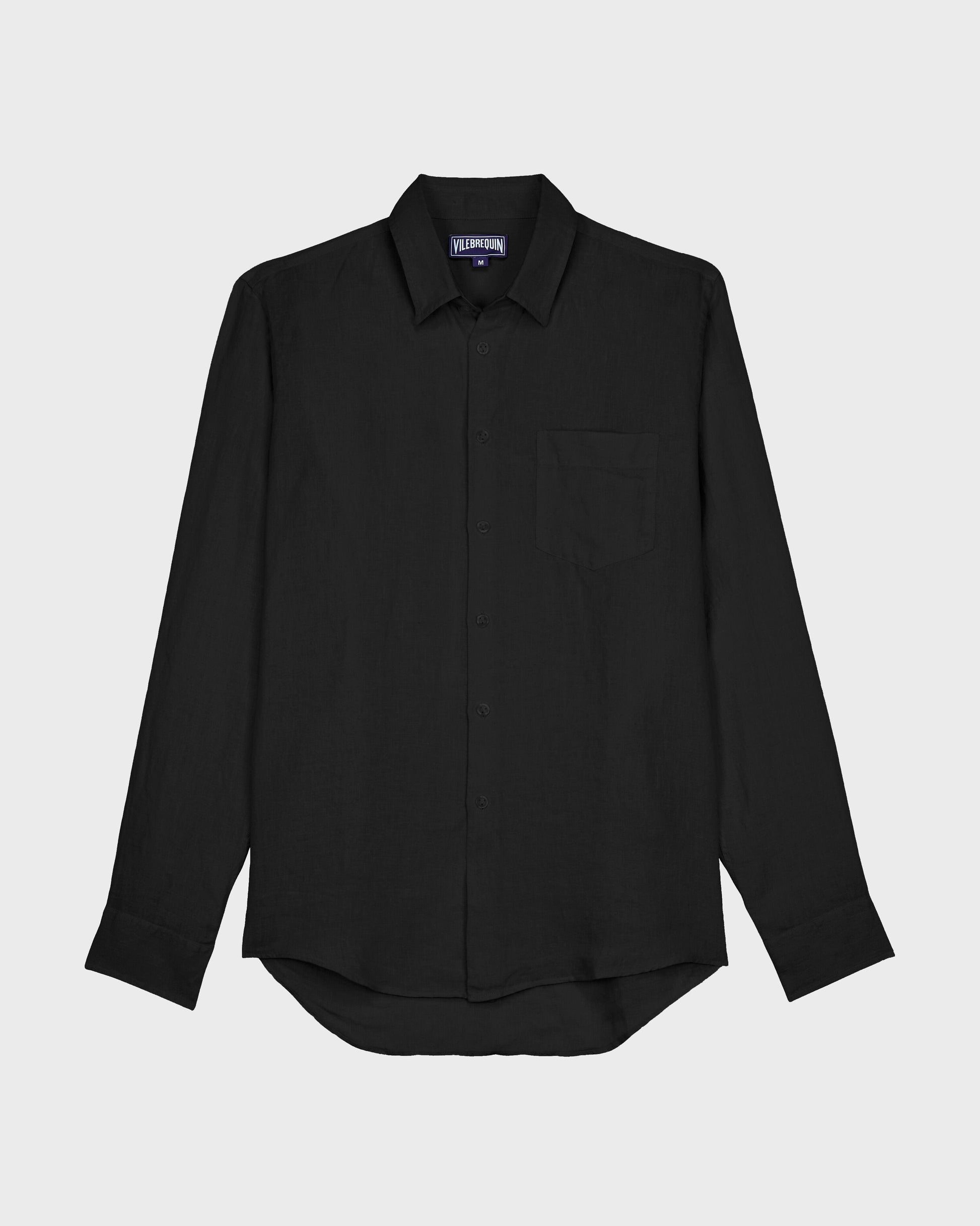Vilebrequin Men Linen Shirt Solid | Site Vilebrequin | CRSE3U00