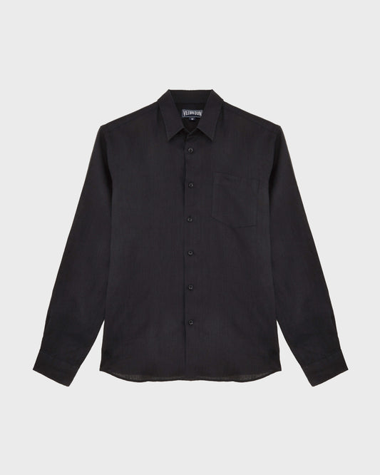 Vilebrequin Men Linen Shirt Solid