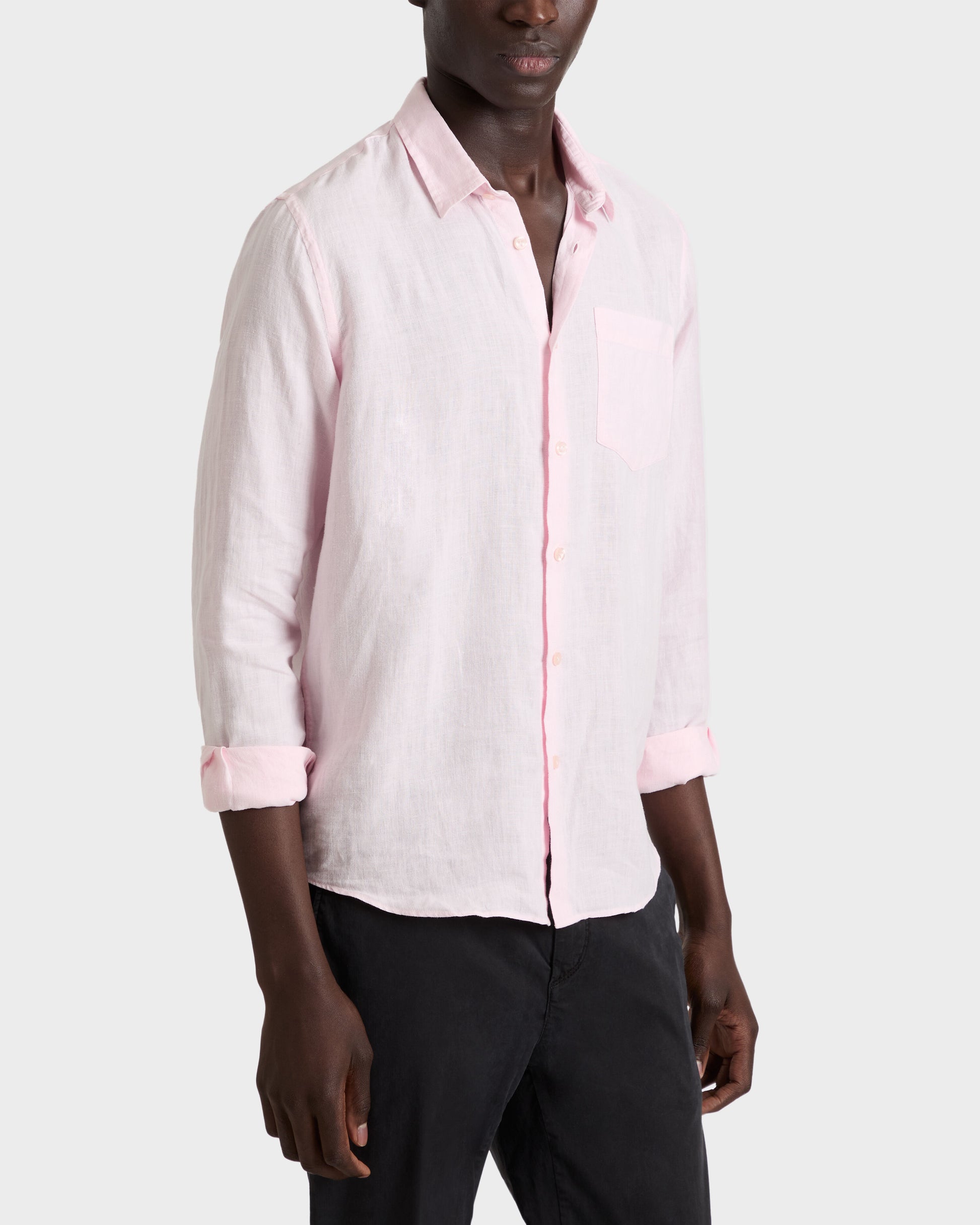 Vilebrequin Men Linen Shirt Solid | Site Vilebrequin | CRSH9U10
