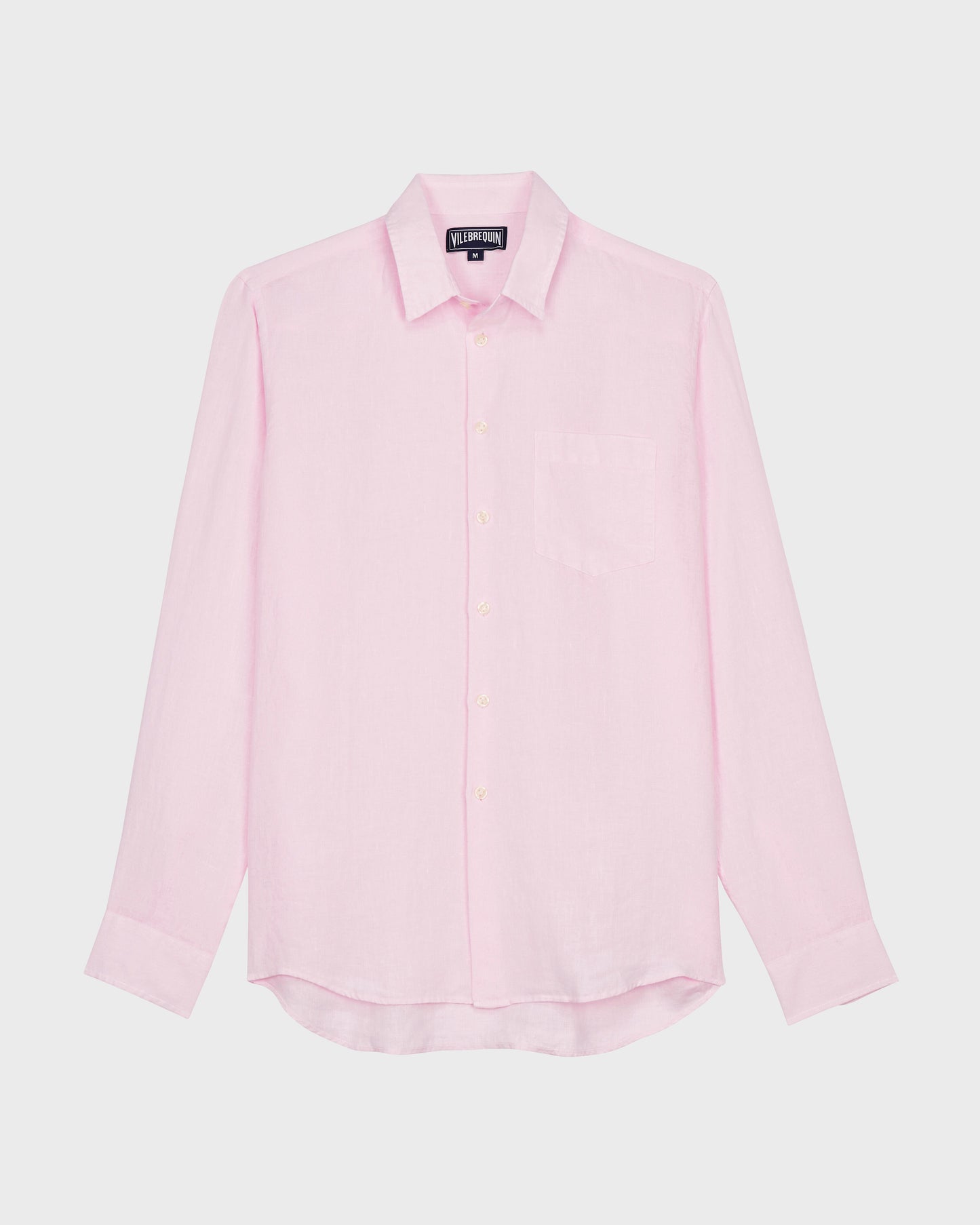 Vilebrequin Men Linen Shirt Solid | Site Vilebrequin | CRSH9U10