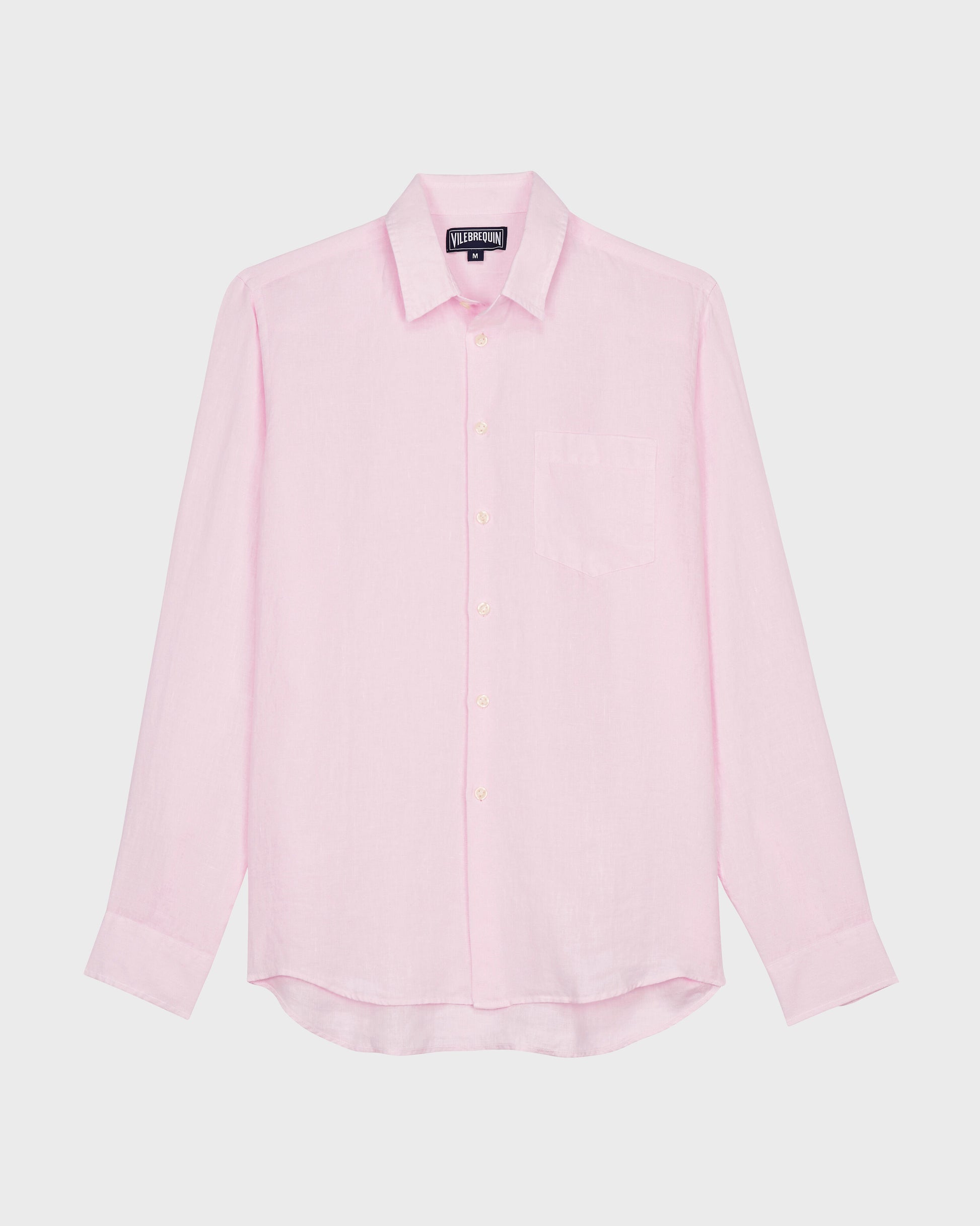 Vilebrequin Men Linen Shirt Solid | Site Vilebrequin | CRSH9U10
