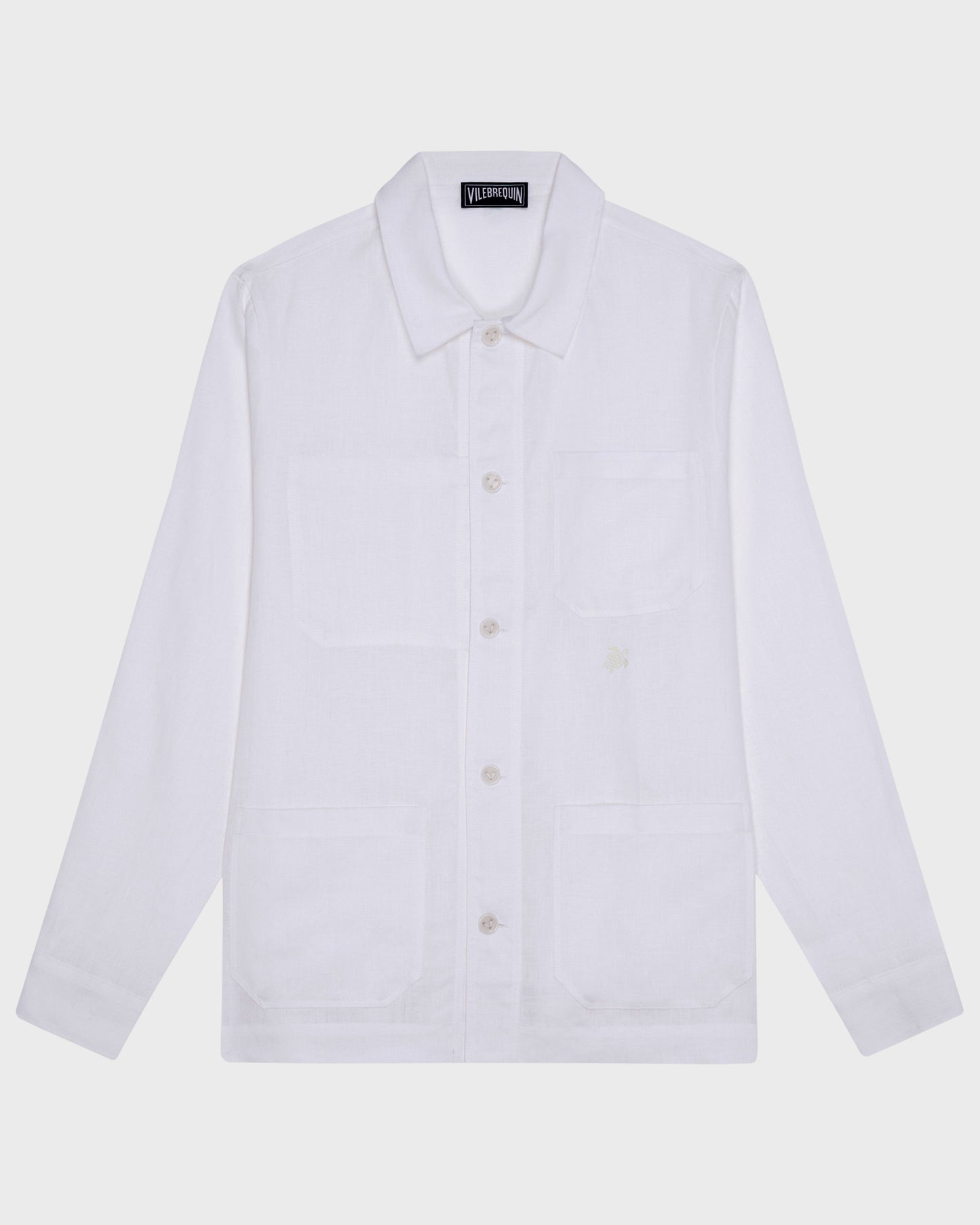 Vilebrequin Men Linen Solid Overshirt