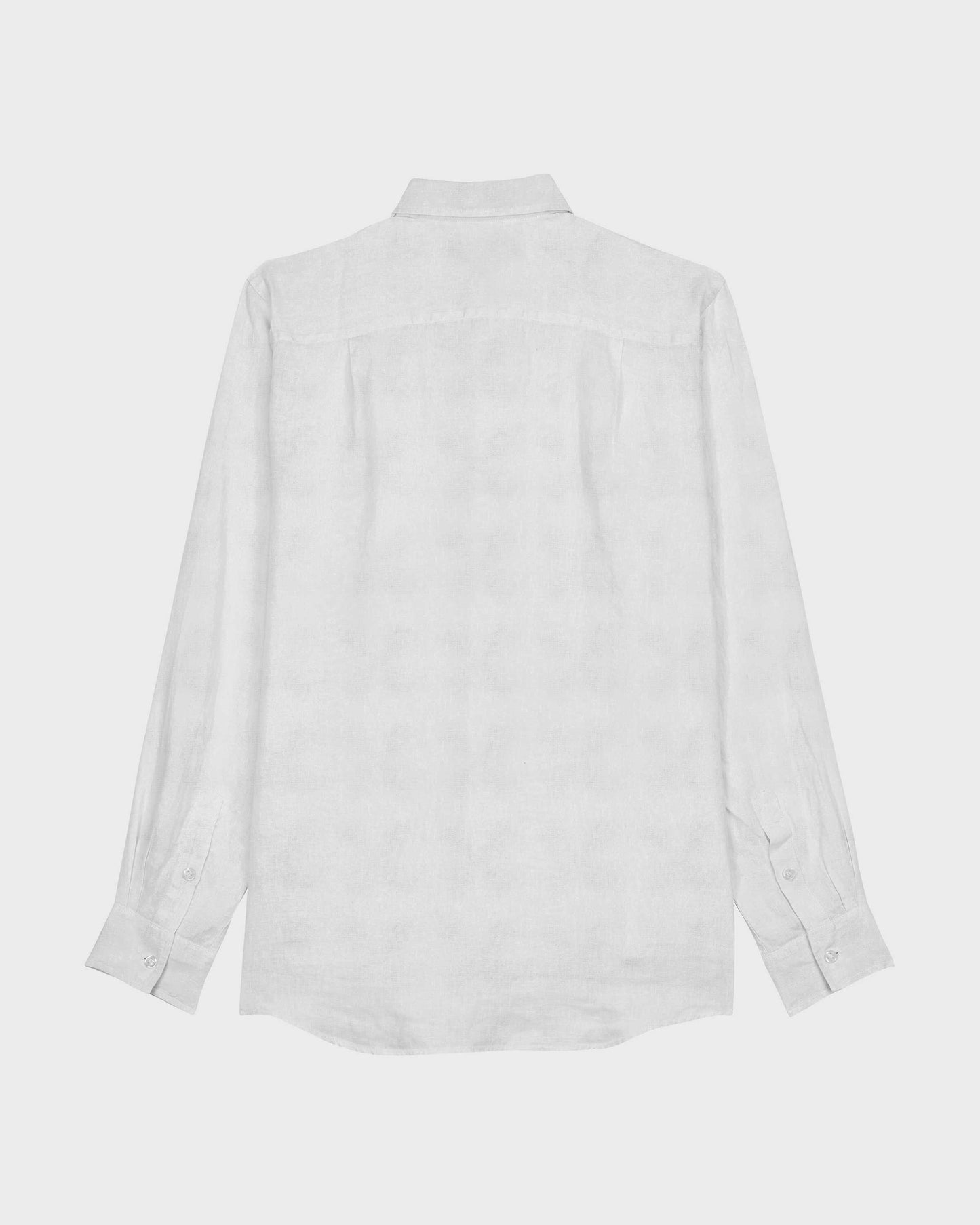 Vilebrequin Men Linen and Cotton Shirt Solid - White