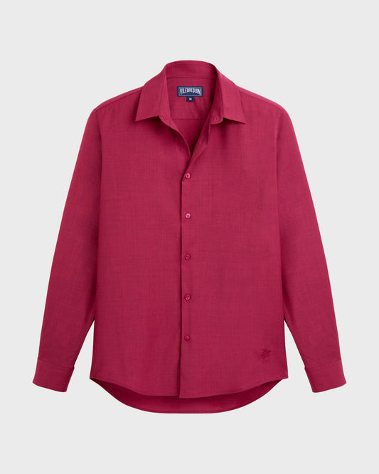 Vilebrequin Men Wool Shirt Solid