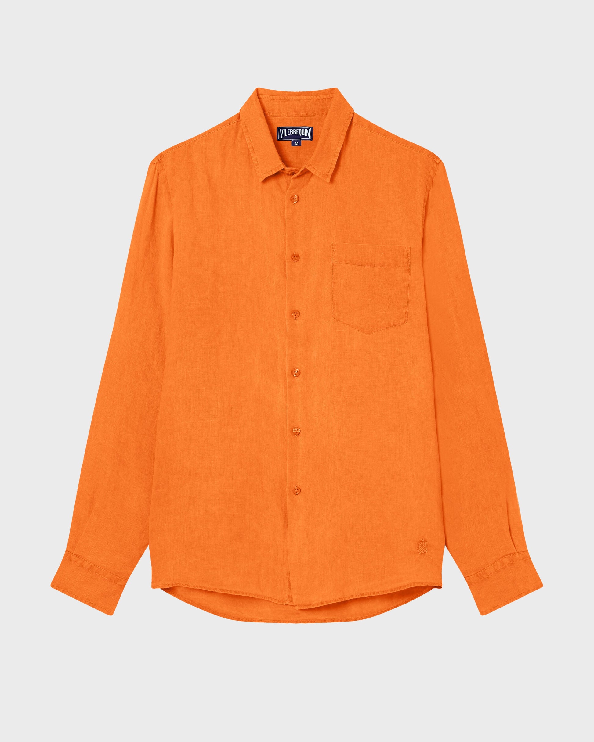 Vilebrequin Men Linen Shirt Solid