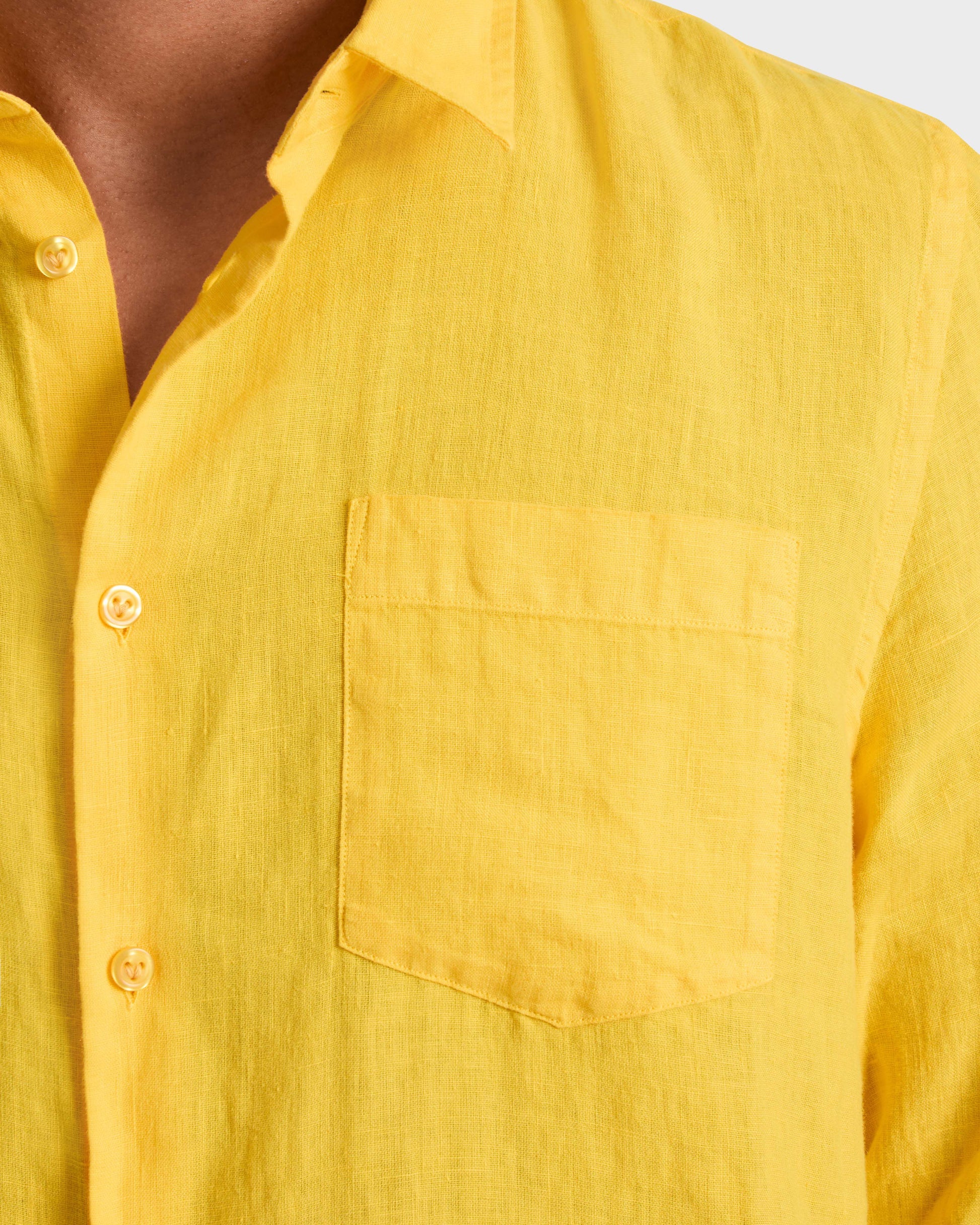 Vilebrequin Men Linen Shirt Solid