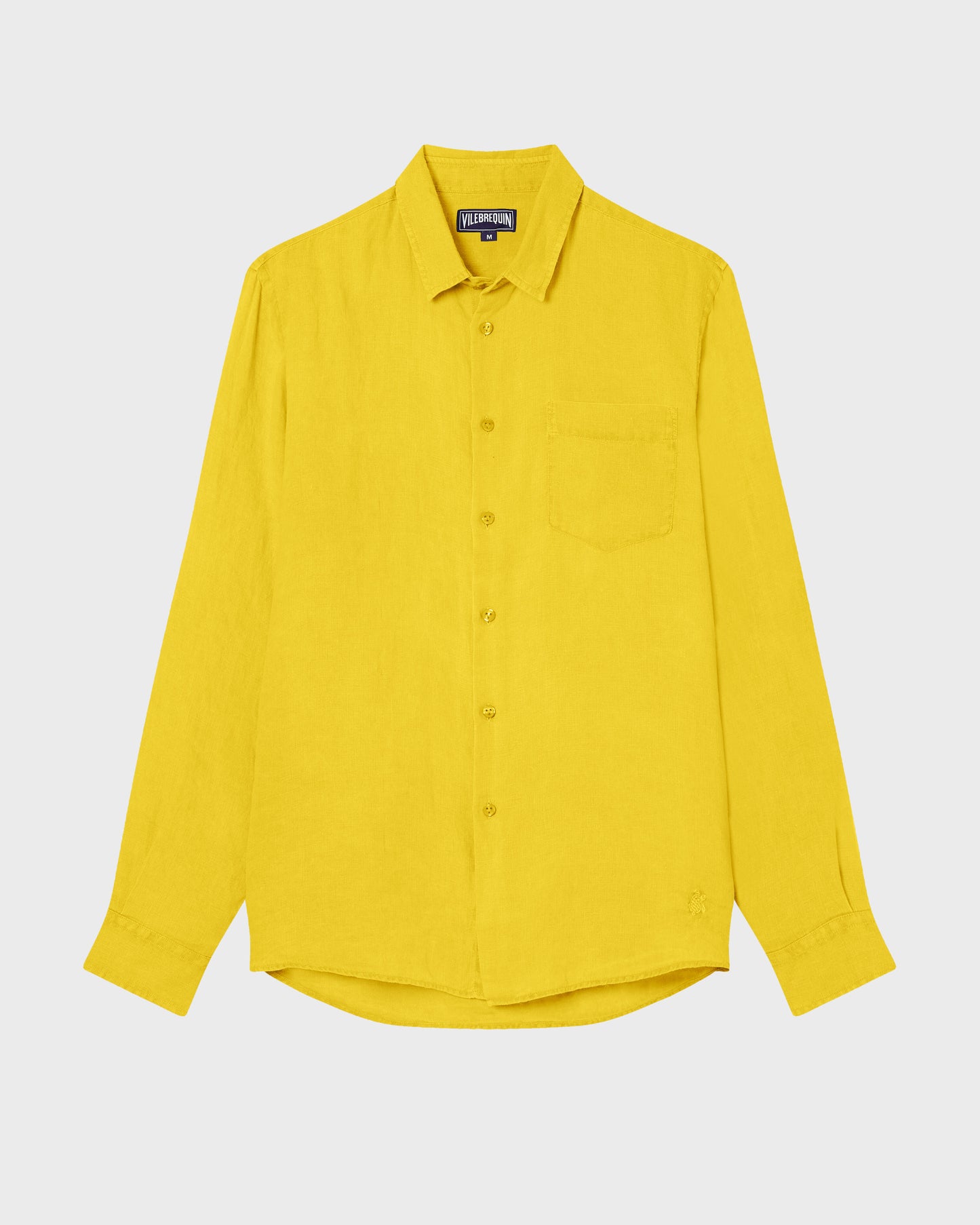 Vilebrequin Men Linen Shirt Solid