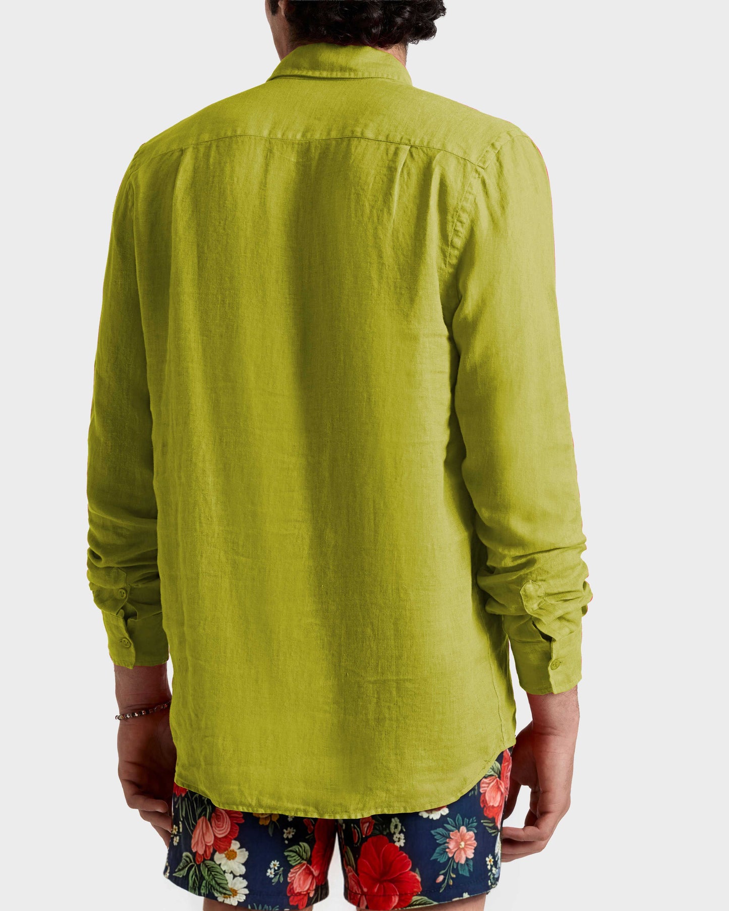 Vilebrequin Men Linen Shirt Solid