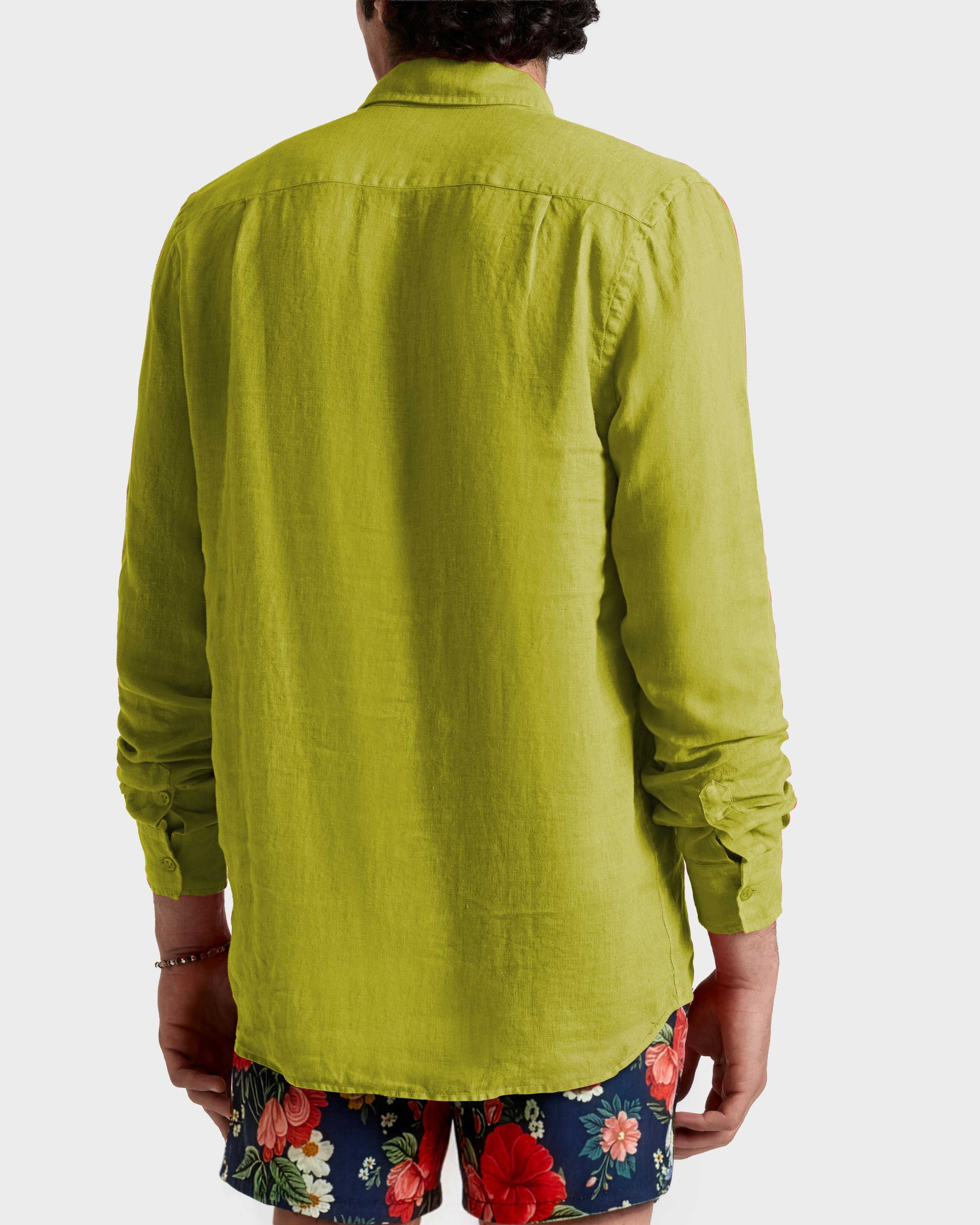 Vilebrequin Men Linen Shirt Solid