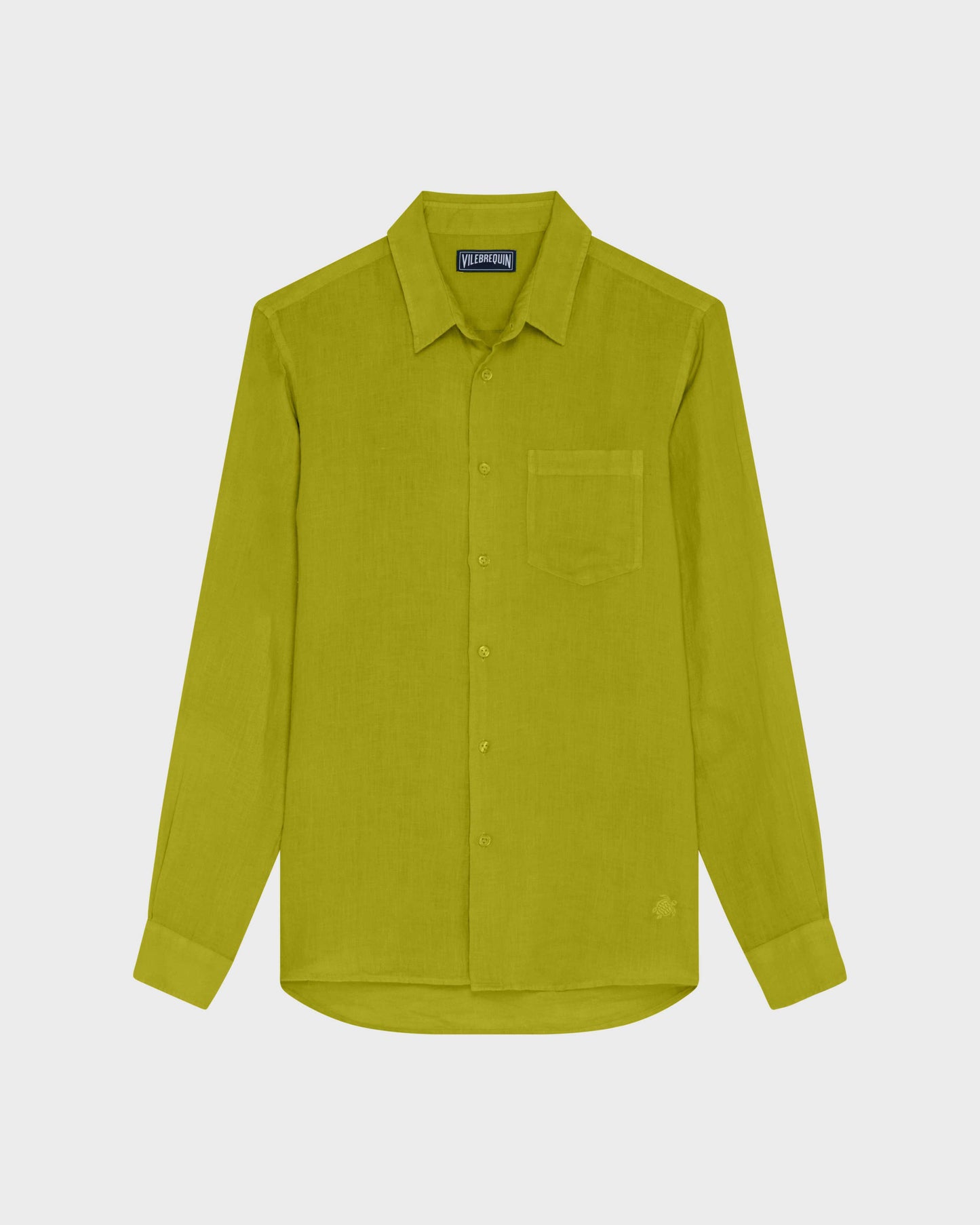 Vilebrequin Men Linen Shirt Solid