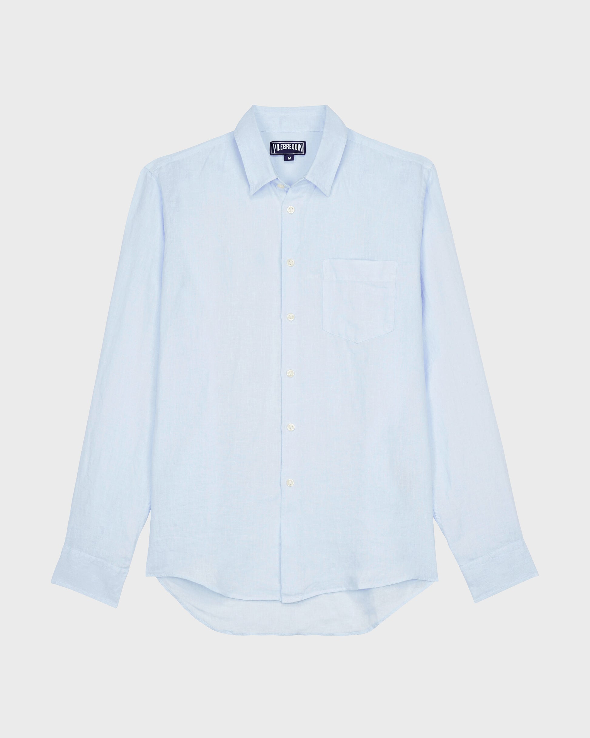 Vilebrequin Men Linen Shirt Solid | Site Vilebrequin | CRSH9U10