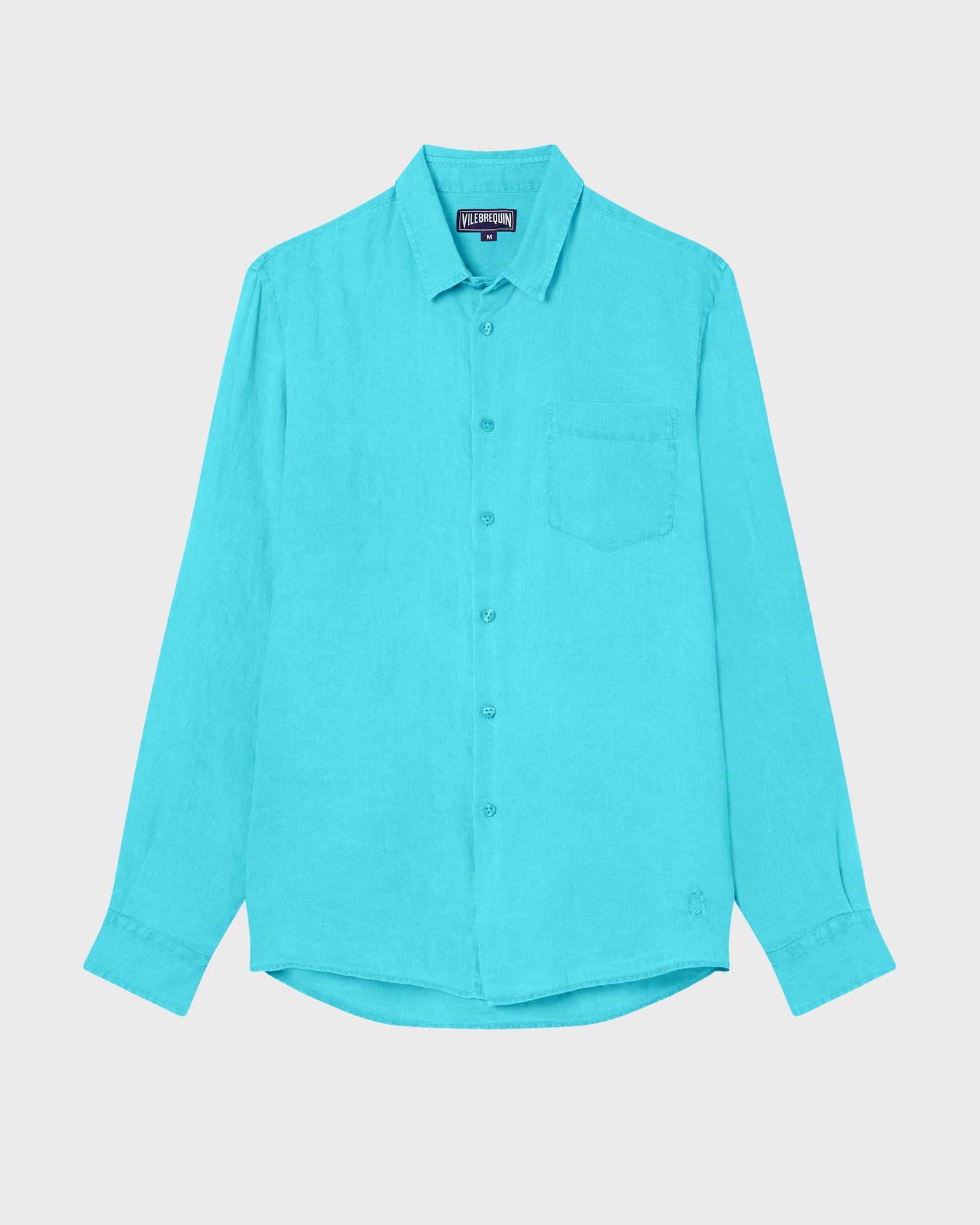Vilebrequin Men Linen Shirt Solid | Site Vilebrequin | CRSH9U10