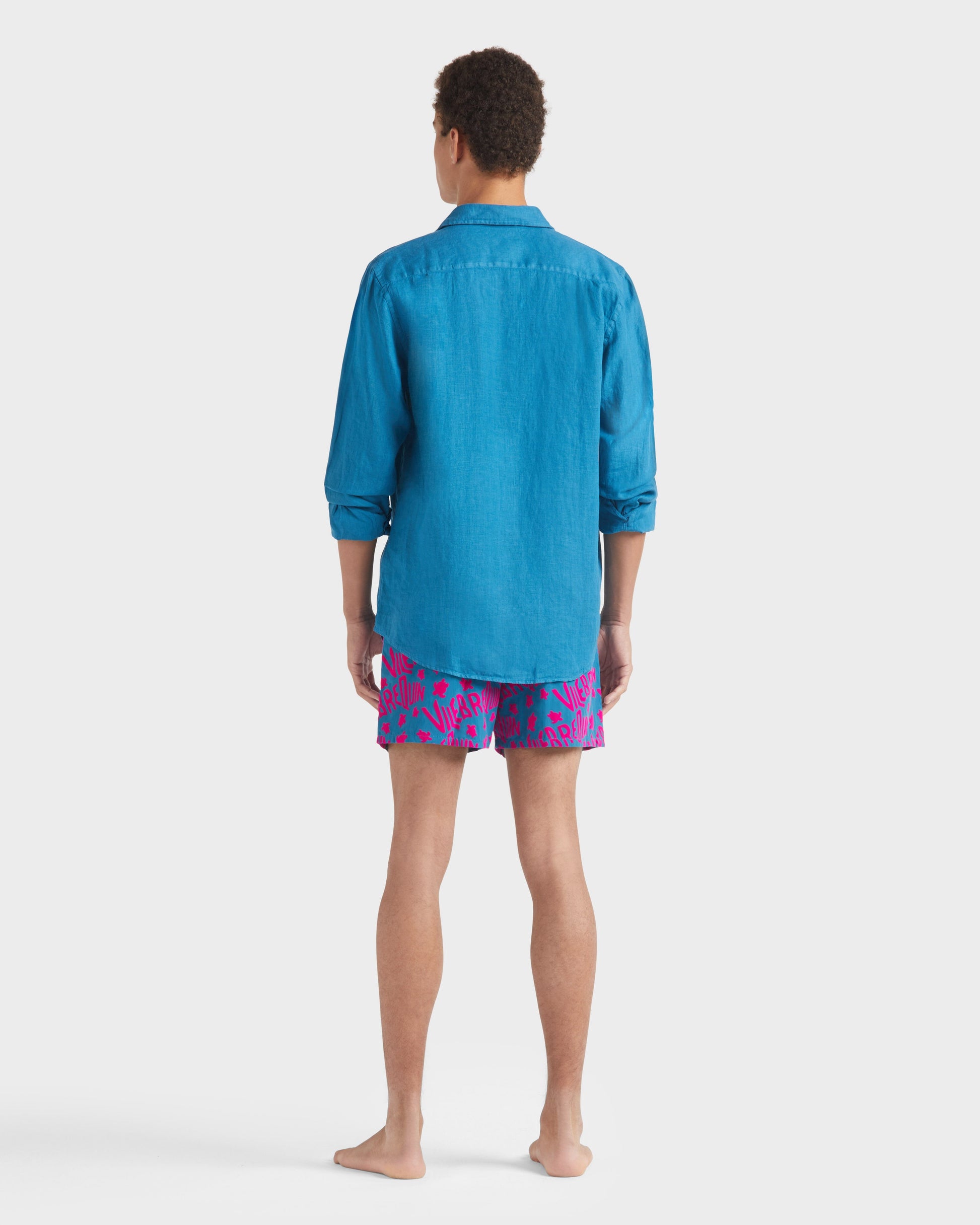 Vilebrequin Men Linen Shirt Solid | Site Vilebrequin | CRSH9U10