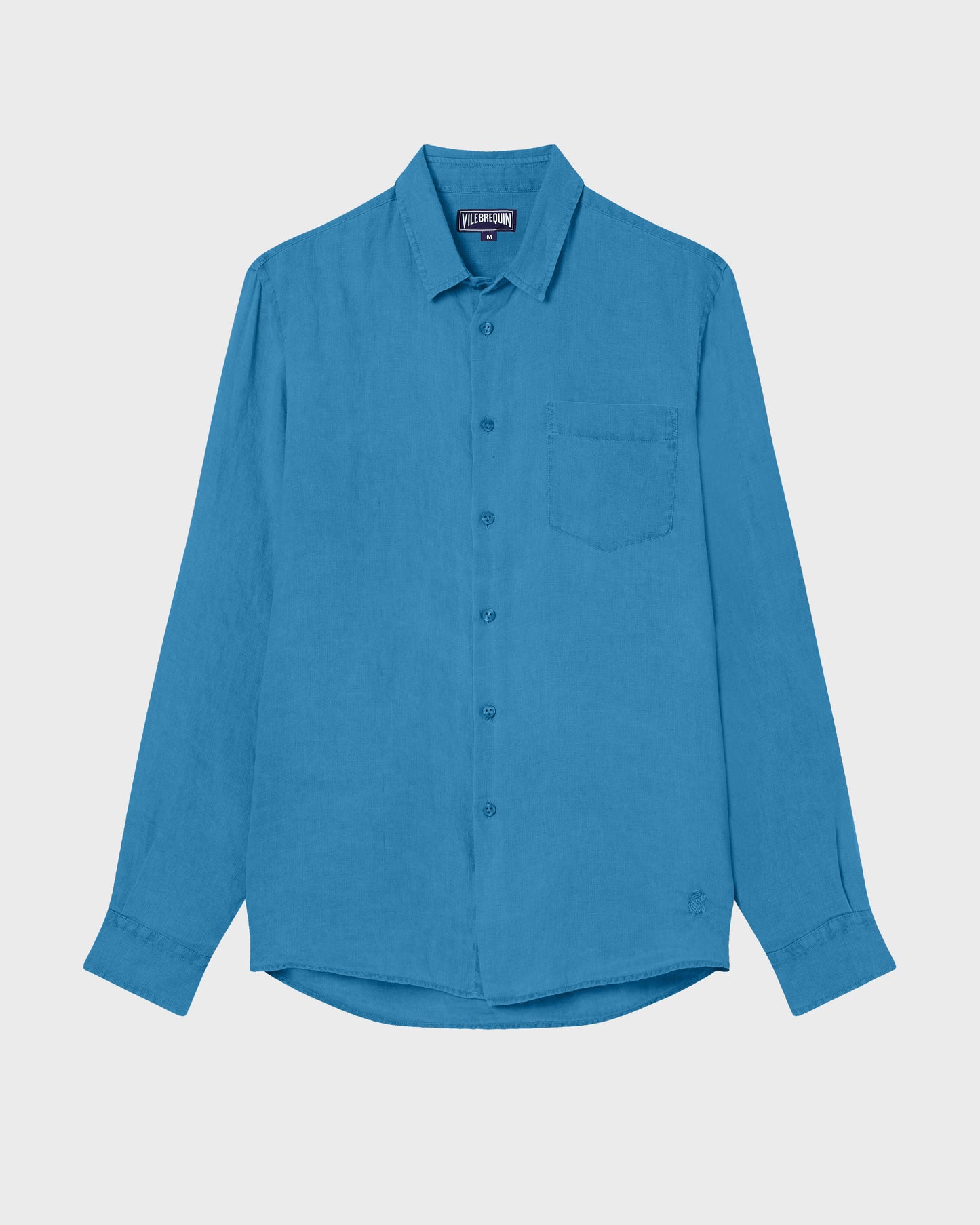 Vilebrequin Men Linen Shirt Solid | Site Vilebrequin | CRSH9U10