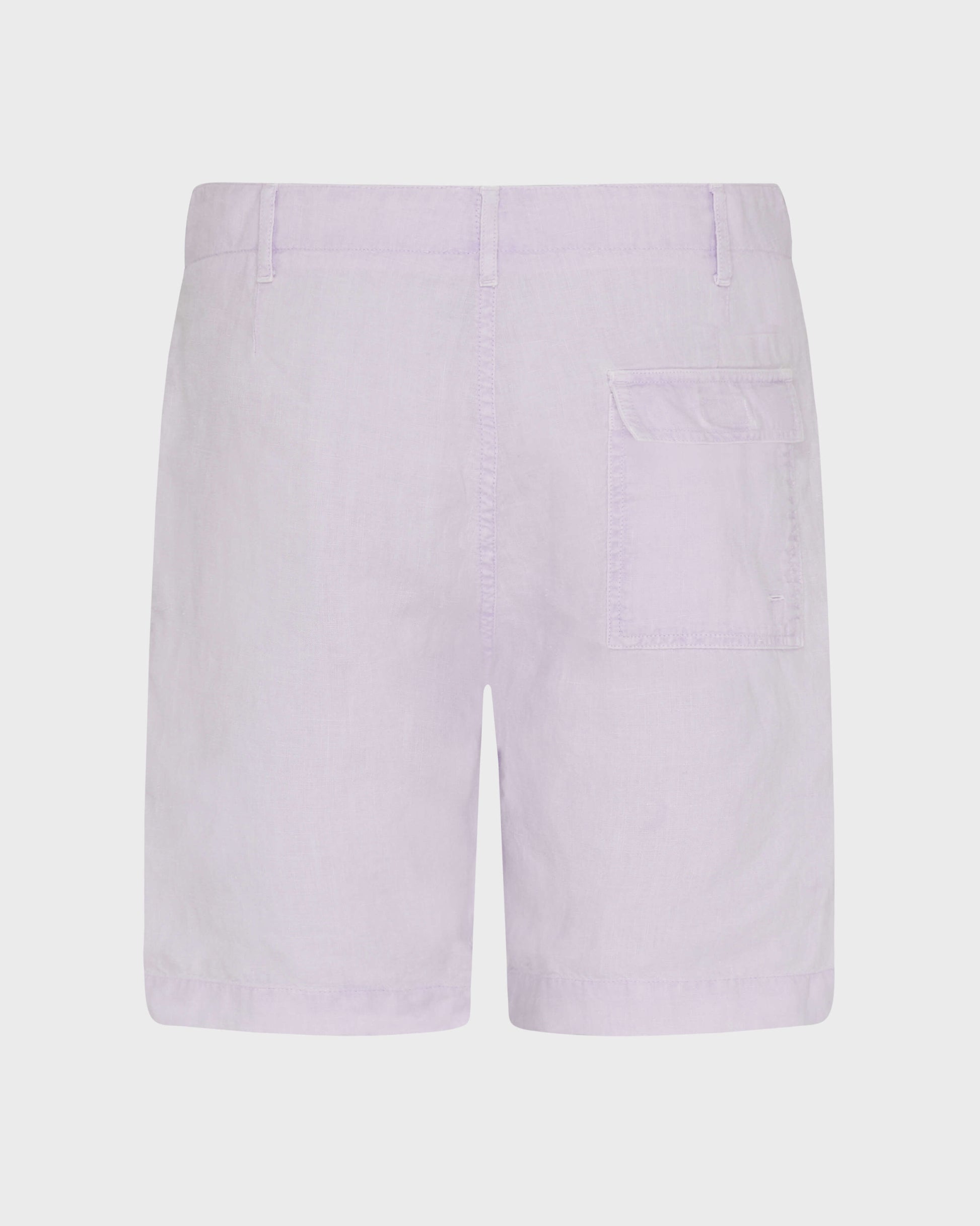 Vilebrequin Men Mineral Dye Linen Bermuda Shorts - Purple Kunzite