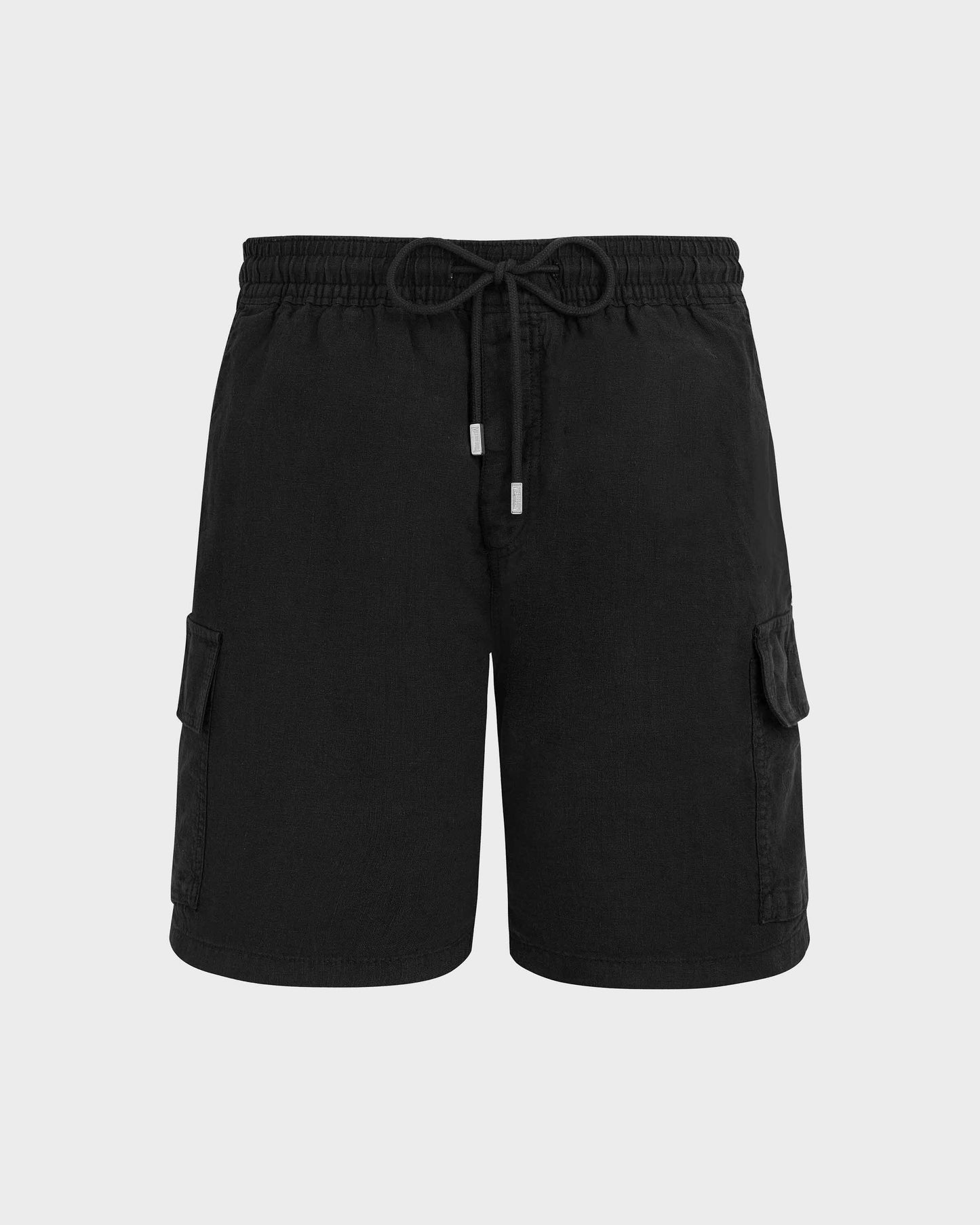 Vilebrequin Men Linen Bermuda Shorts Cargo Pockets | Site Vilebrequin | BAIU3U01