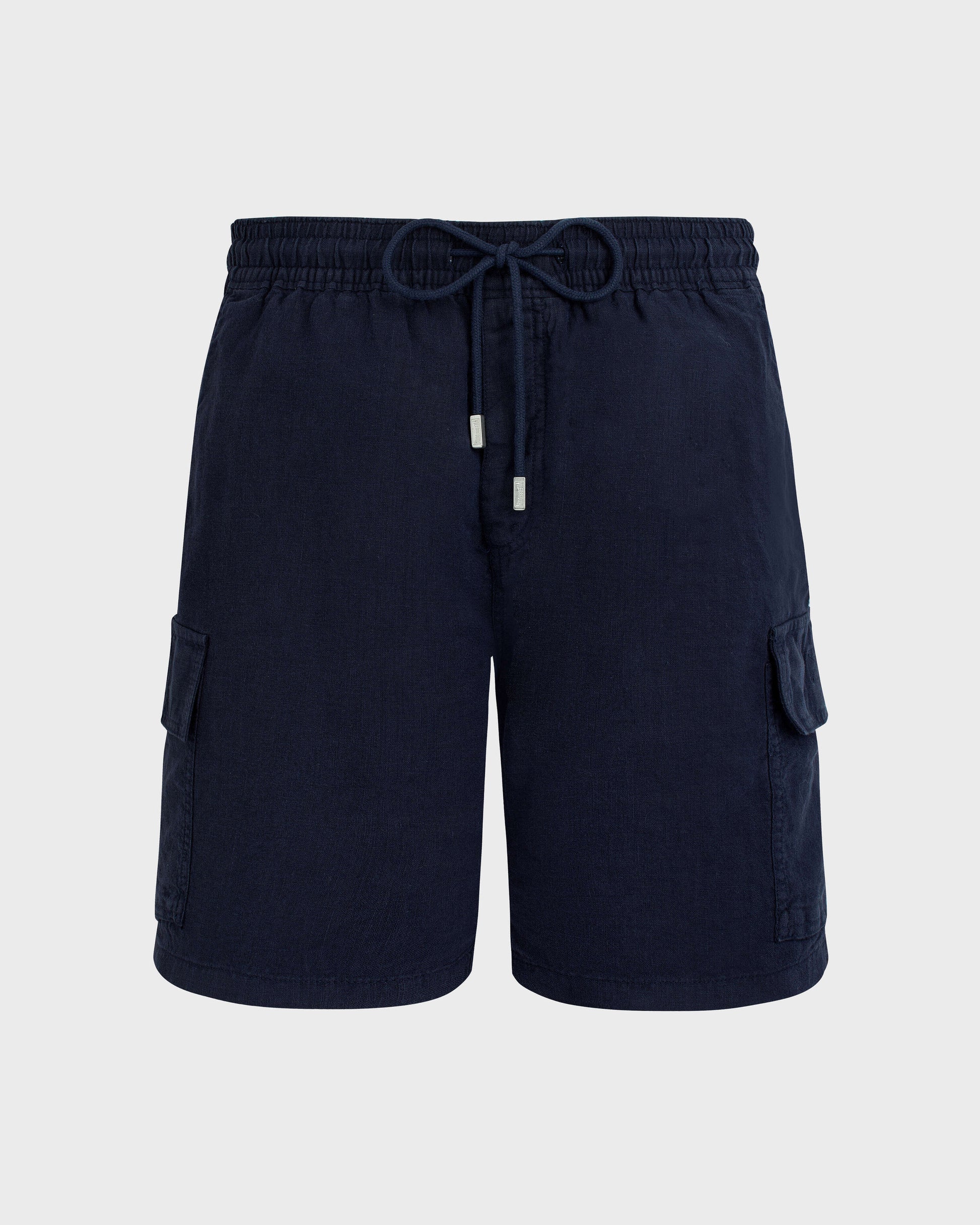 Vilebrequin Men Linen Bermuda Shorts Cargo Pockets | Site Vilebrequin | BAIU3U01