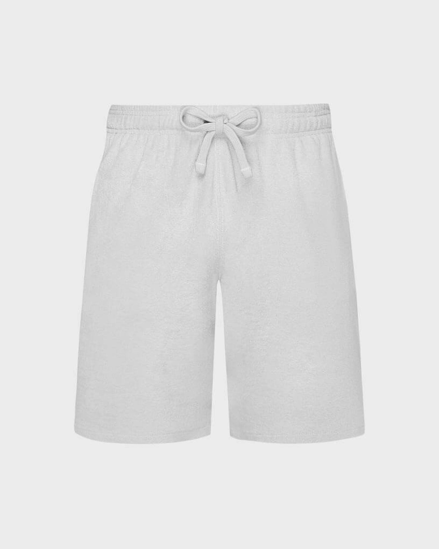 Vilebrequin Men Terry Bermuda Shorts Solid - Beige Chalk