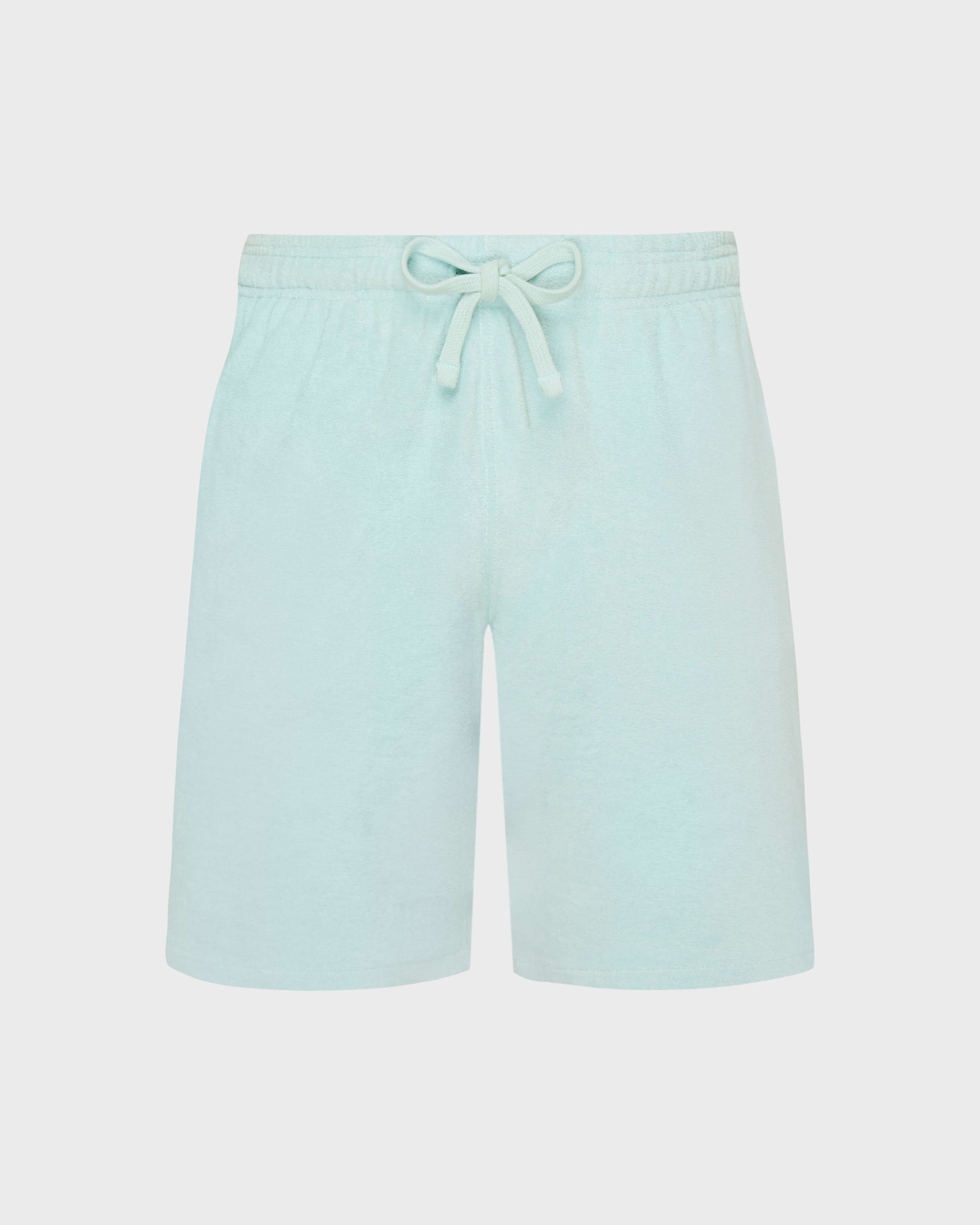 Vilebrequin Men Terry Bermuda Shorts Solid - Blue Pacific