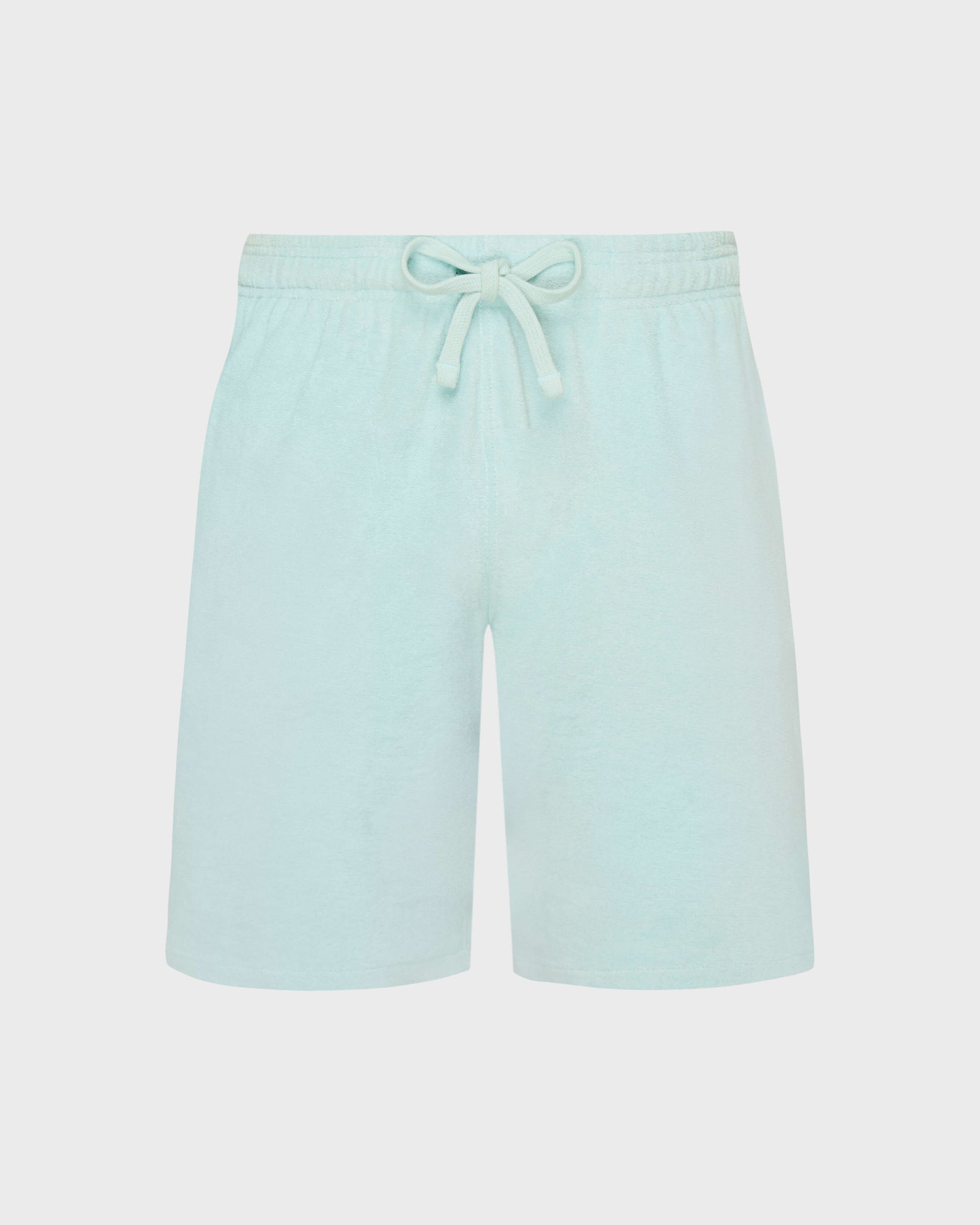 Vilebrequin Men Terry Bermuda Shorts Solid - Blue Pacific