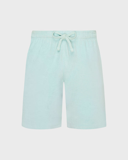 Vilebrequin Men Terry Bermuda Shorts Solid - Blue Pacific
