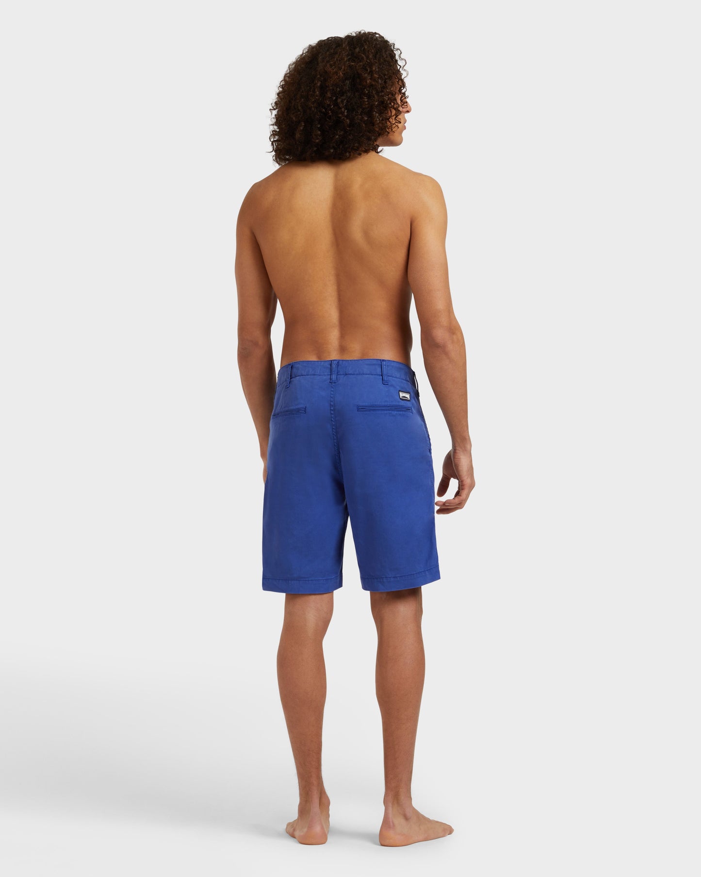 Vilebrequin Men Tencel Gabardine Bermuda Shorts - Blue Marrakech