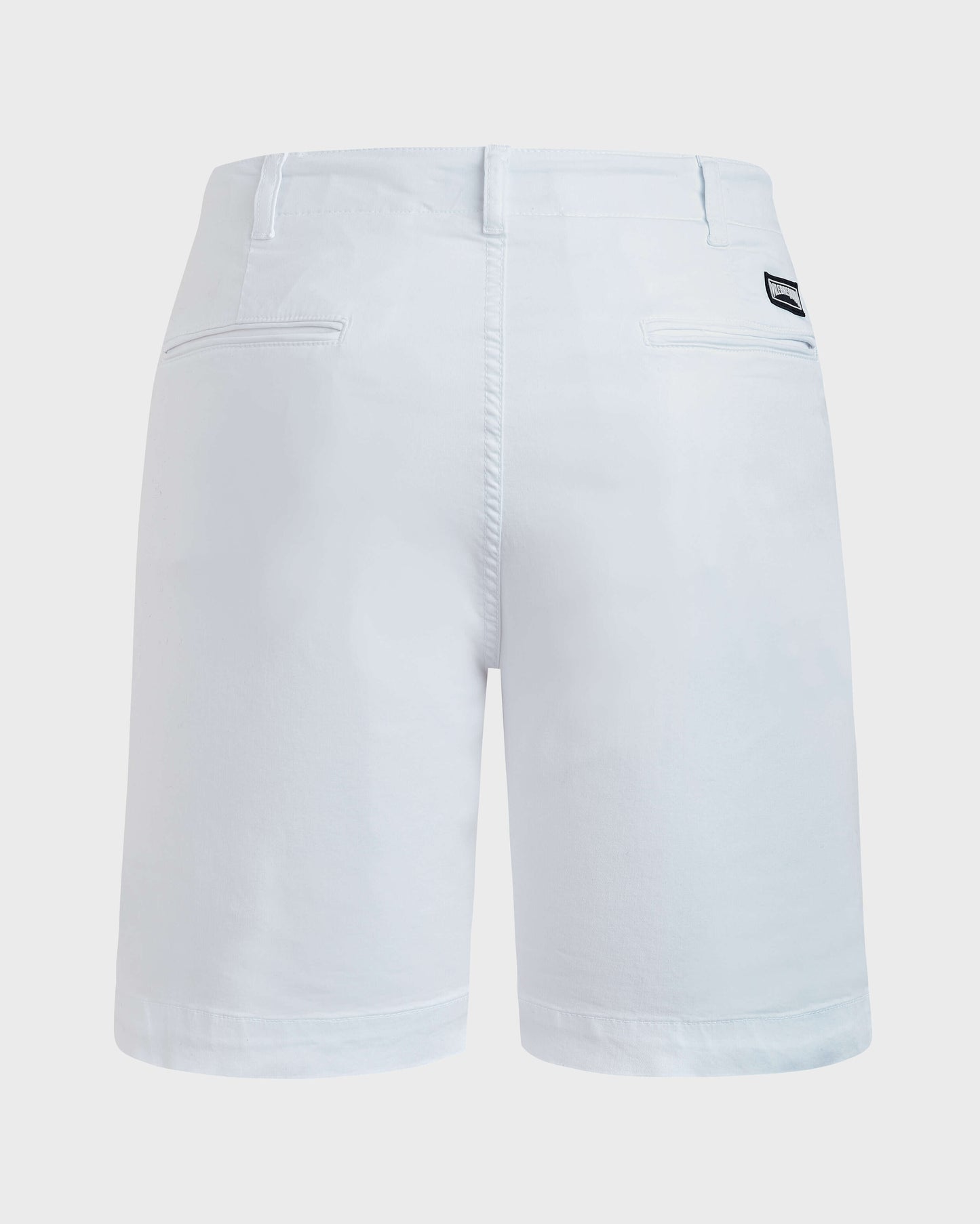 Vilebrequin Men Tencel Bermuda Shorts Solid - White Shorts