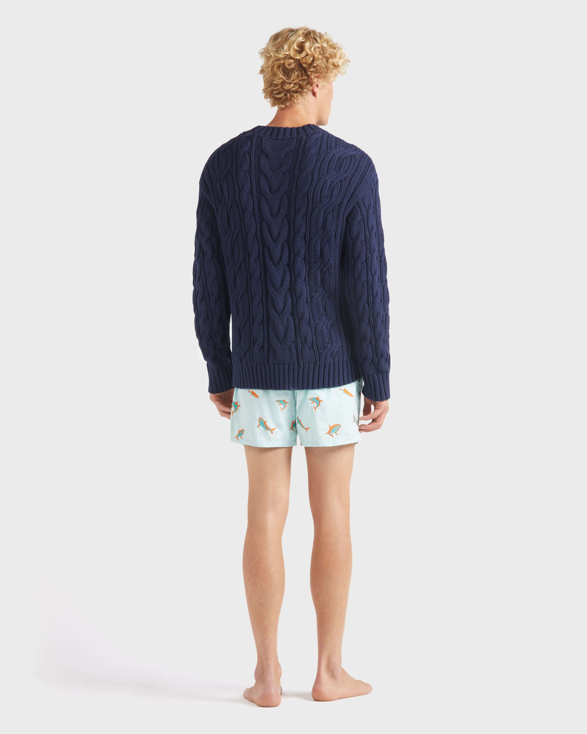 Vilebrequin Men Cable-Knit Cotton Sweater