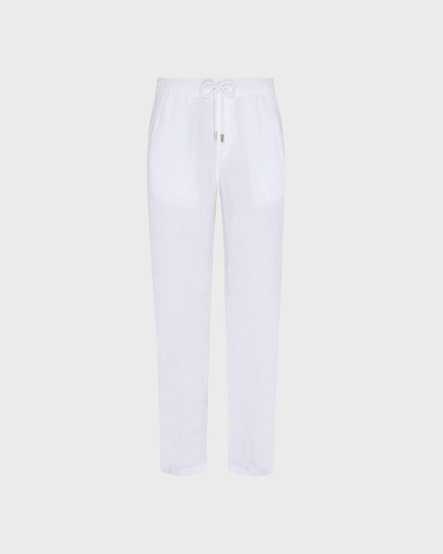 Vilebrequin Men Linen Pants Solid - White Website | PACP613P