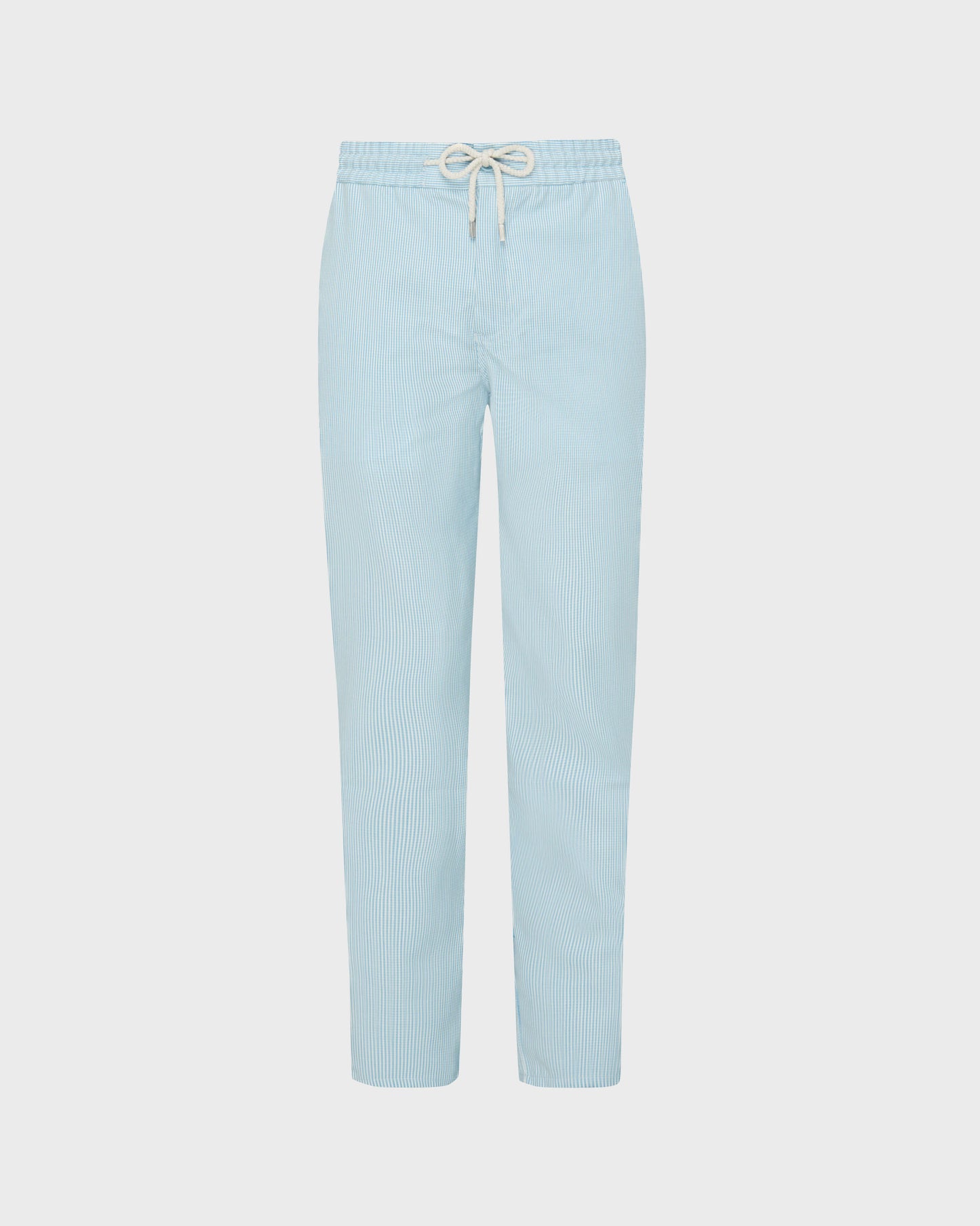 Vilebrequin Men Wool Regular Pants Micro Rayures Tailoring - Blue topaz