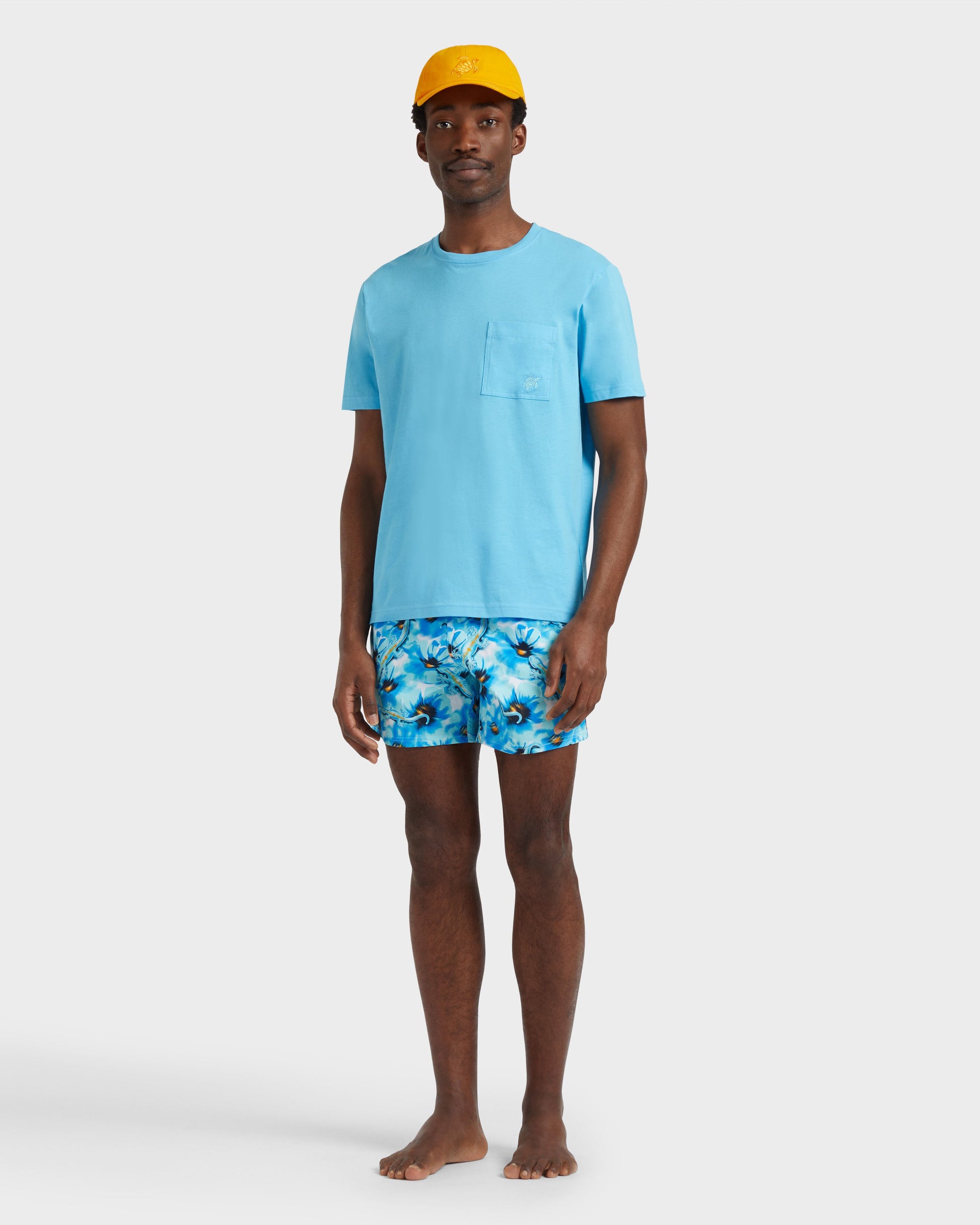 Vilebrequin Men Organic Cotton T-Shirt Solid | Site Vilebrequin | TTNU0P00