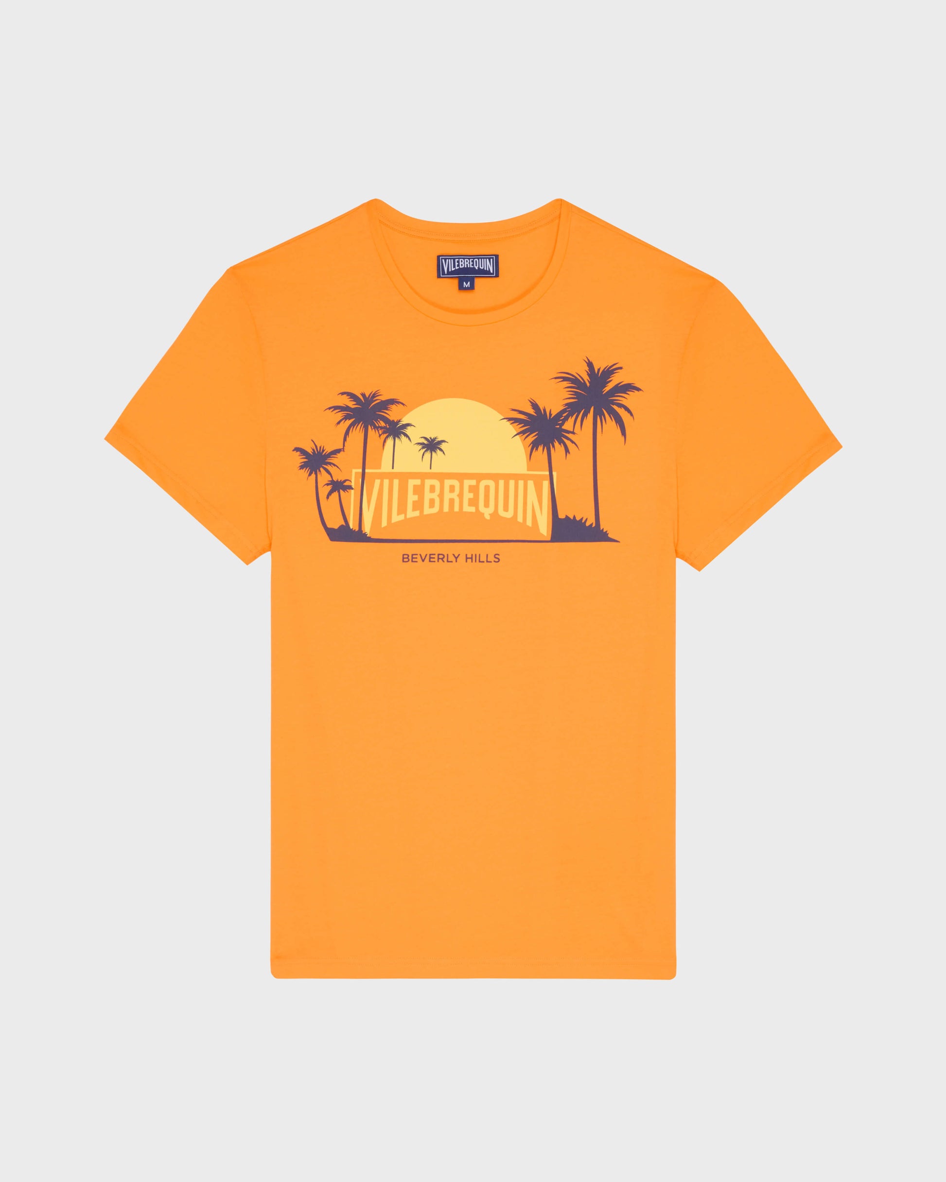 Vilebrequin Men Organic Cotton T-shirt City - Orange Vitamin