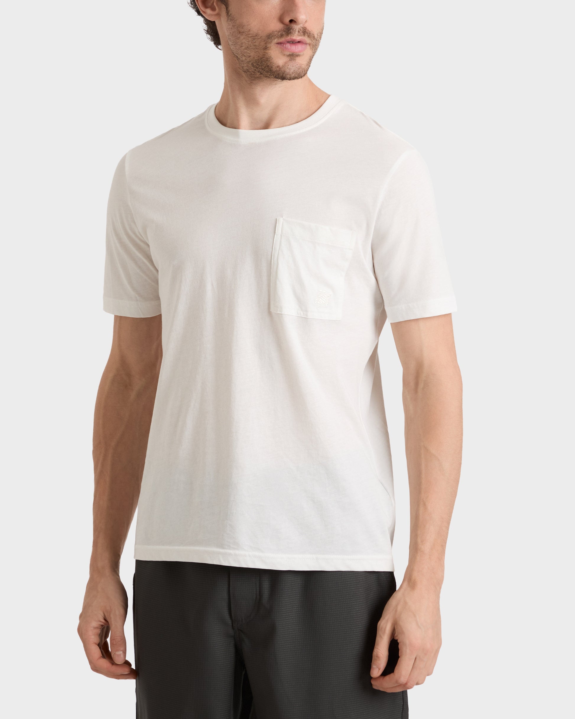 Vilebrequin Men Organic Cotton T-Shirt Solid | Site Vilebrequin | TTNU0P00