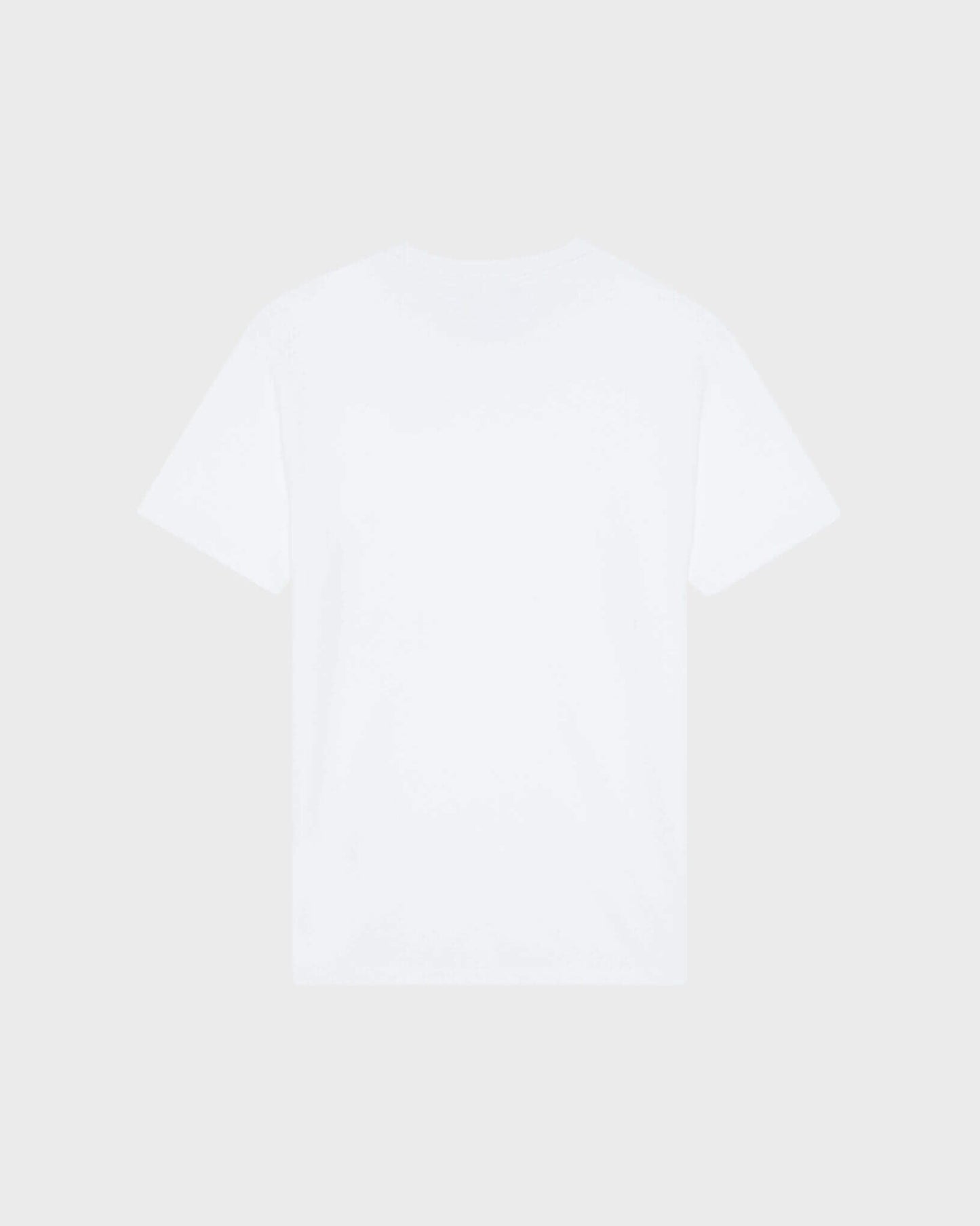 Vilebrequin Men Organic Cotton T-shirt Big Turtle Embroidery - White