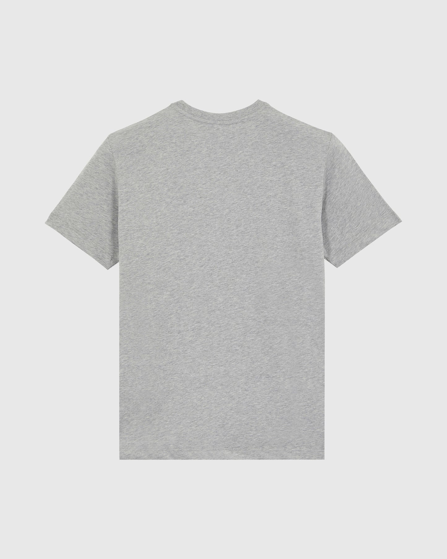 Vilebrequin Men Cotton T-shirt Contrasted Placed Gomy Logo - Heather grey