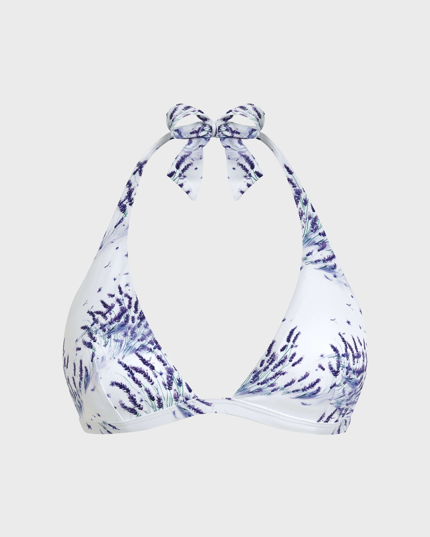 Vilebrequin Women Halter Bikini Top Lavender - White