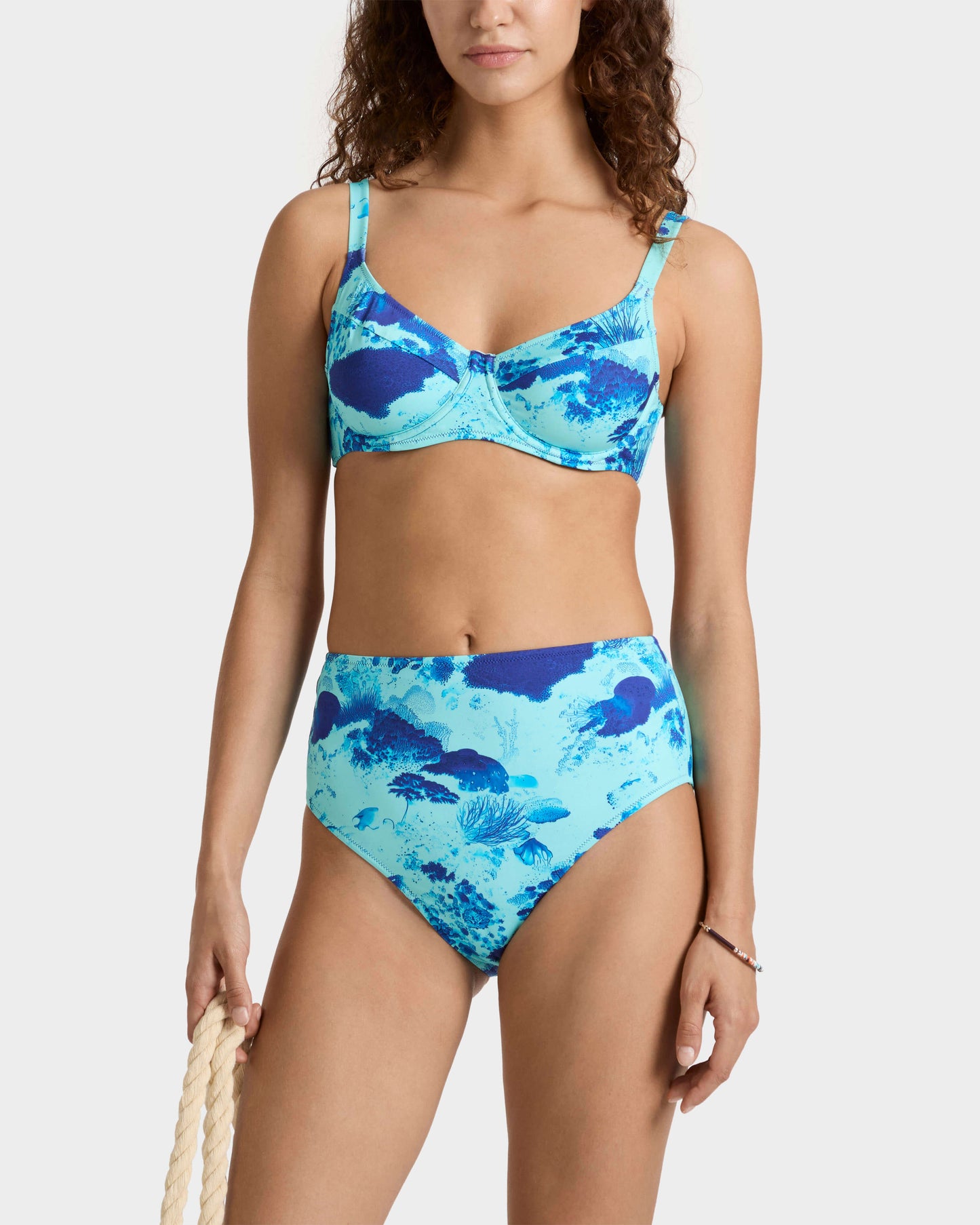 Vilebrequin Women Underwire Bikini Top Coral Reef - Blue Oxygene