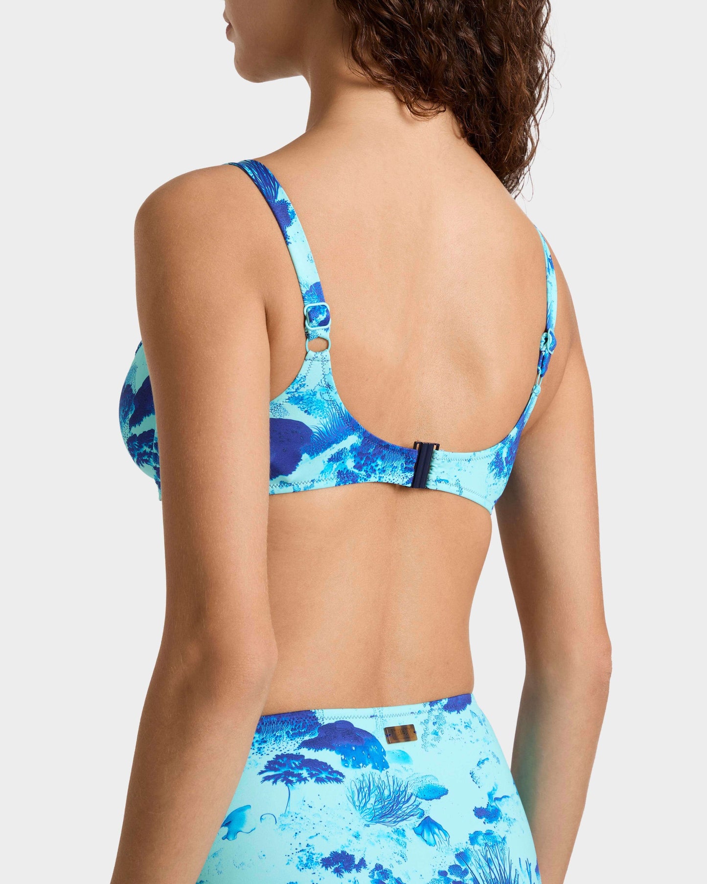 Vilebrequin Women Underwire Bikini Top Coral Reef - Blue Oxygene