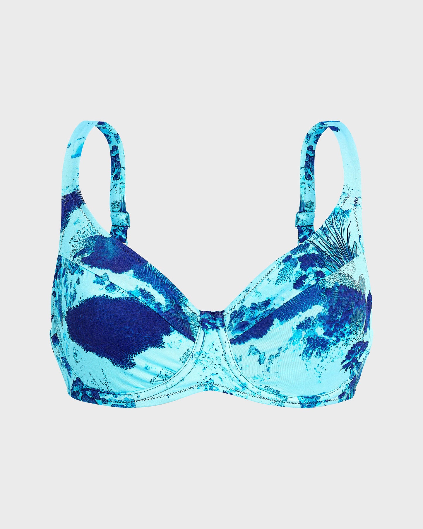 Vilebrequin Women Underwire Bikini Top Coral Reef - Blue Oxygene