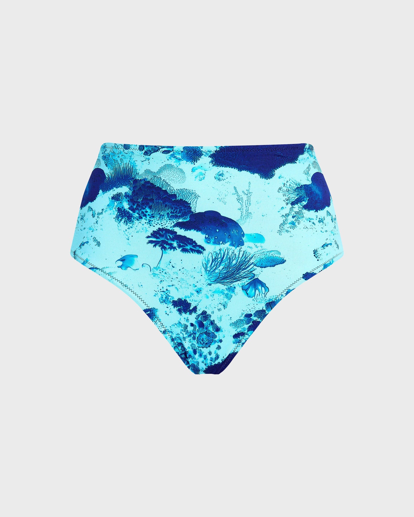 Vilebrequin Women High-waisted Bikini Bottom Coral Reef - Blue Oxygene