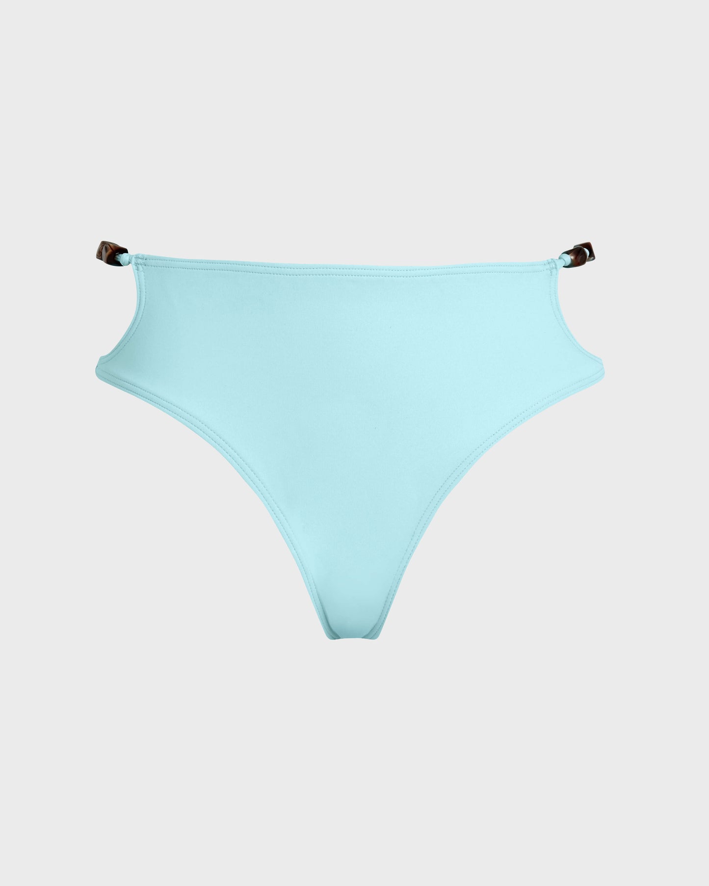 Vilebrequin Women High-waisted Bikini Bottom Solid - Blue Oxygene