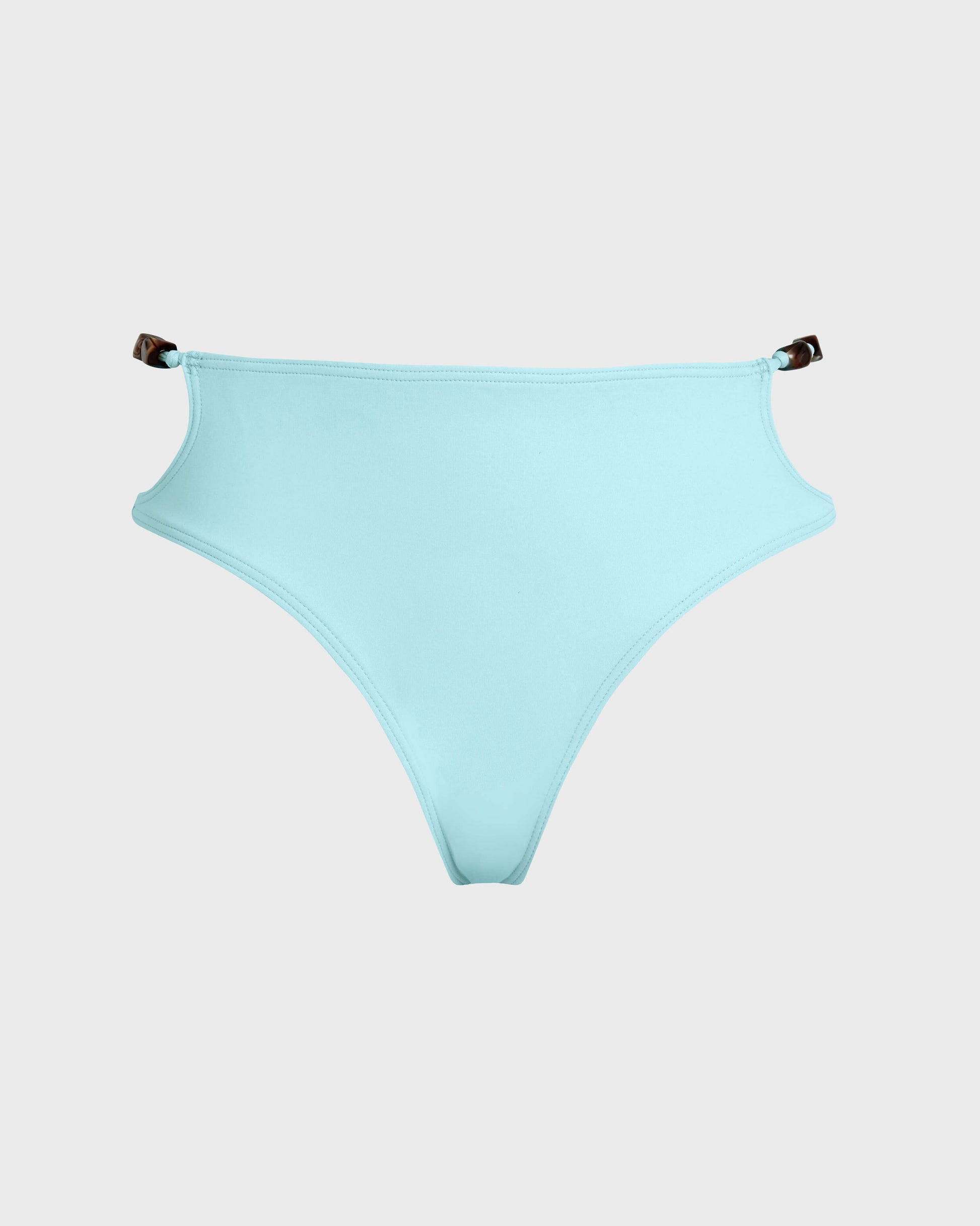 Vilebrequin Women High-waisted Bikini Bottom Solid - Blue Oxygene