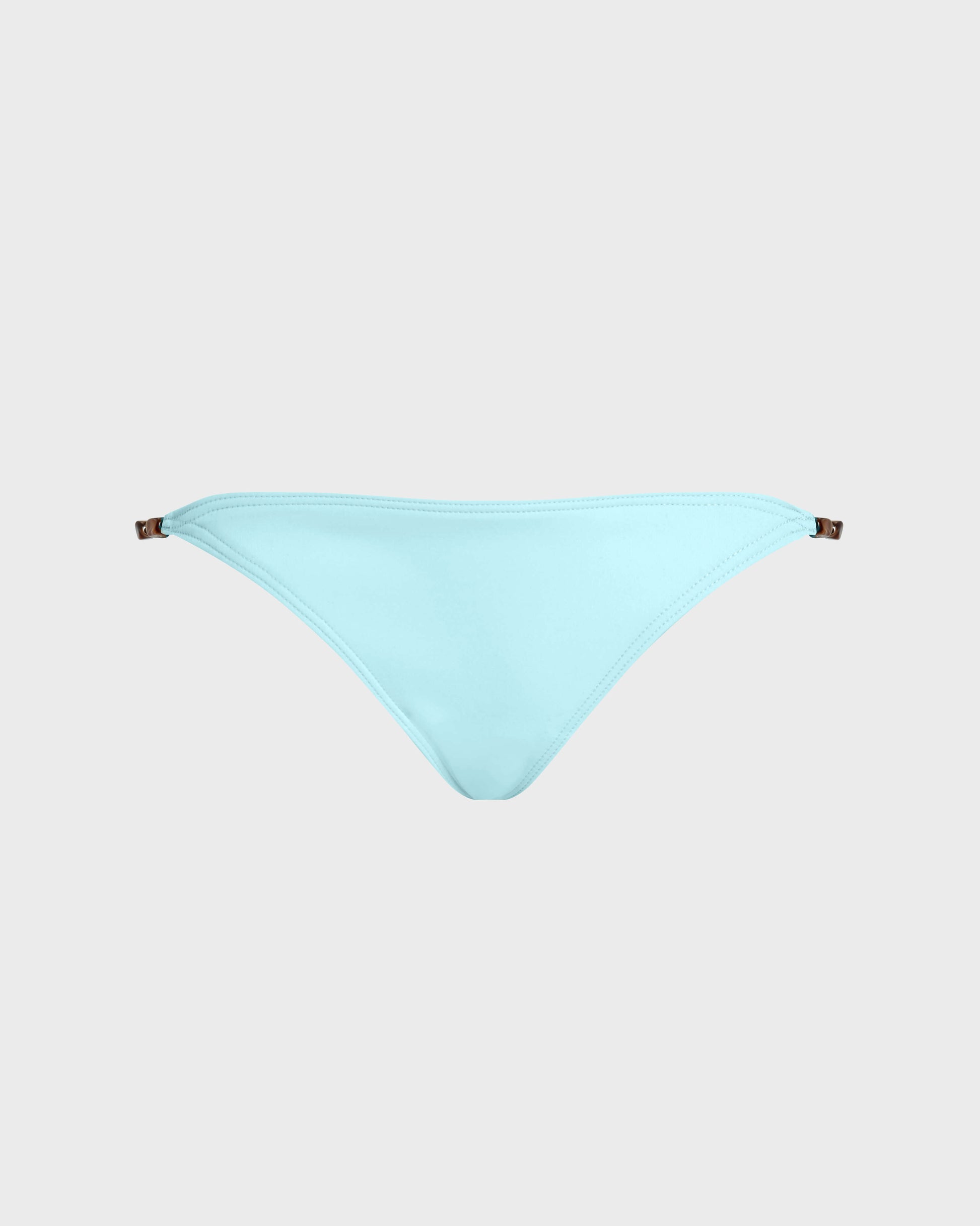 Vilebrequin Women Mini Brief Bikini Bottom Pearl Detail Solid - Blue Oxygene