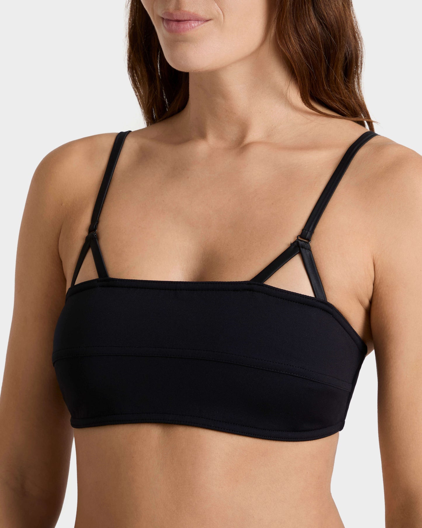 Vilebrequin Women Sculpting Bralette Bikini Top Solid - Black