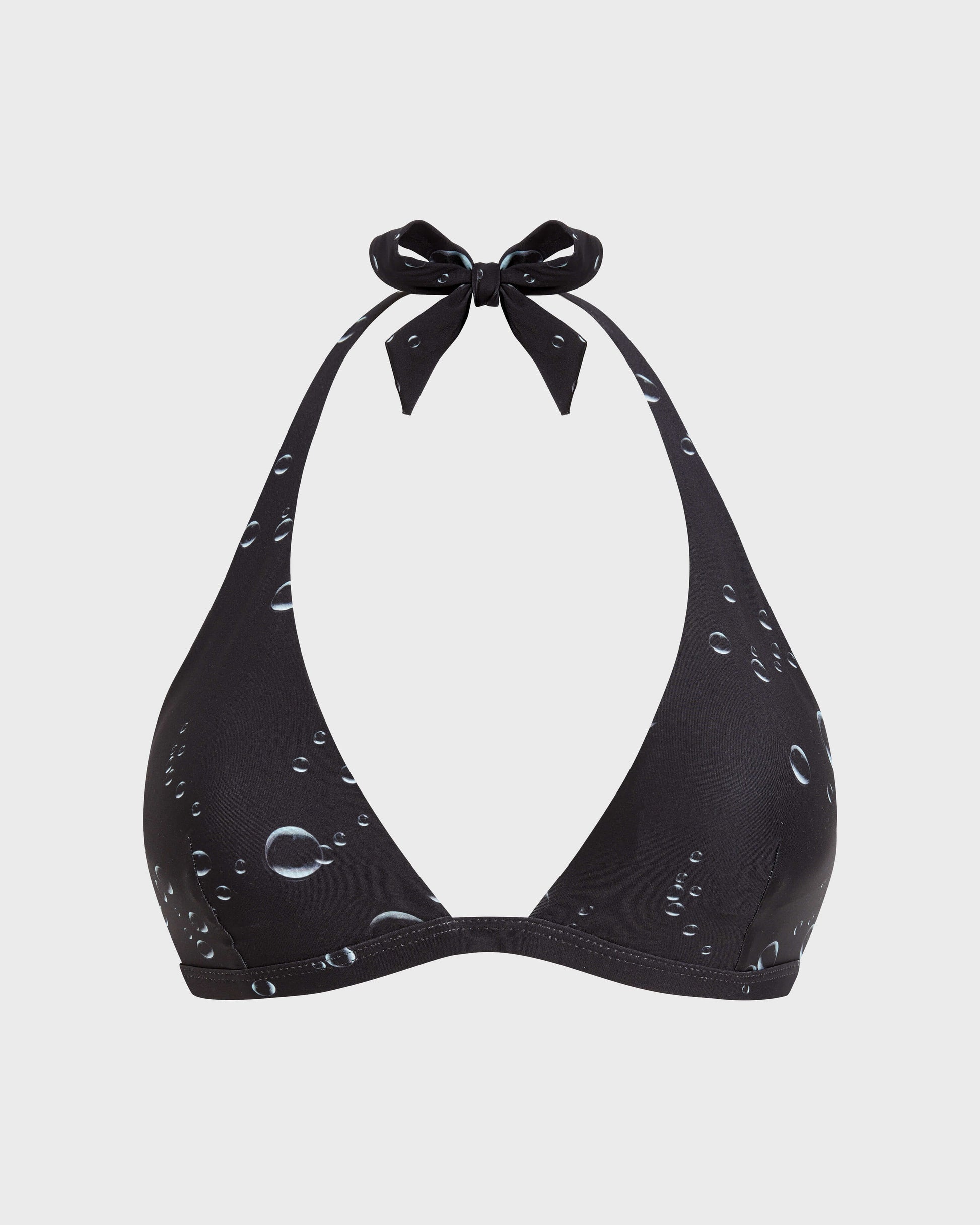 Vilebrequin Women Halter Bikini Top Bubble 3D - Black